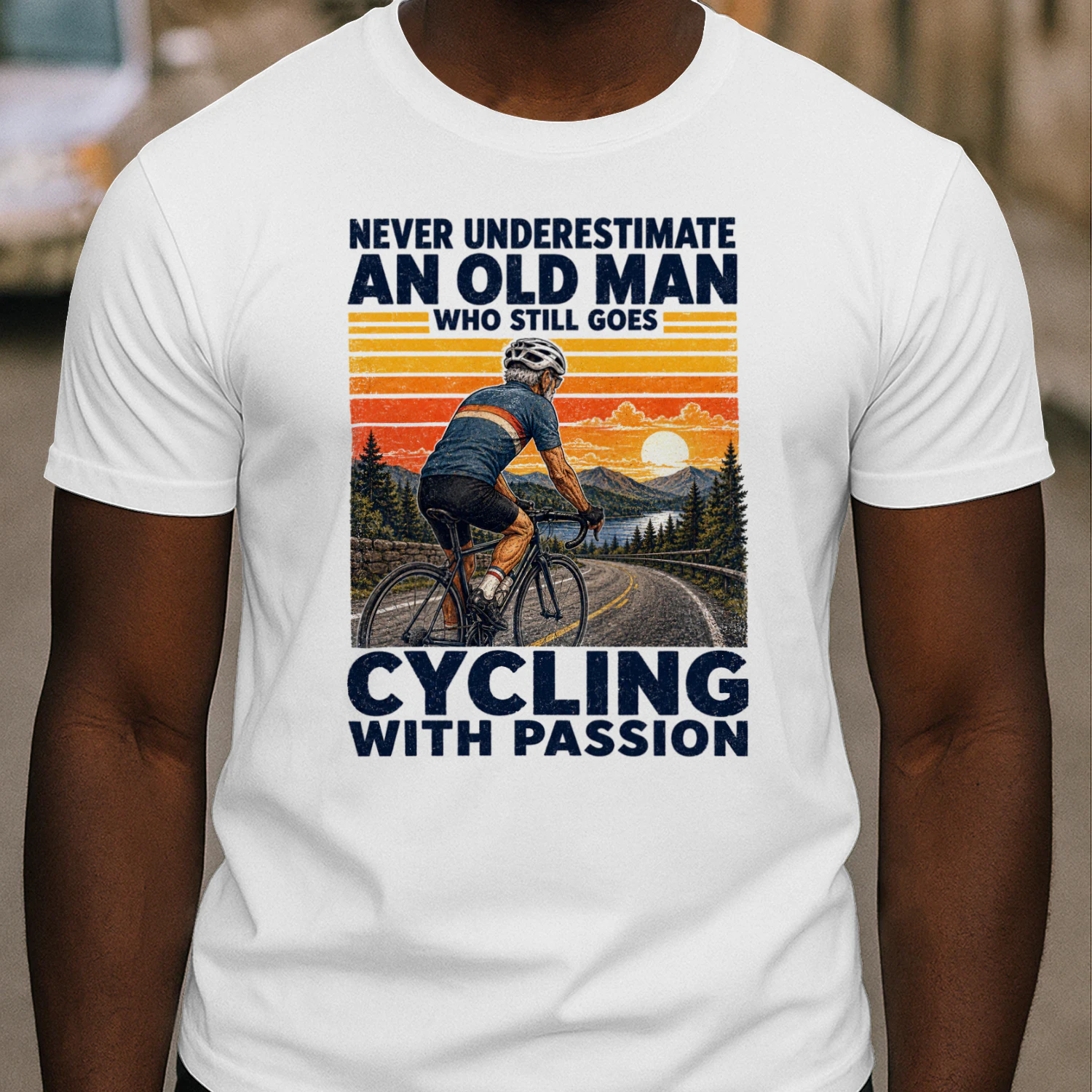 TEU1026 Man Cycling