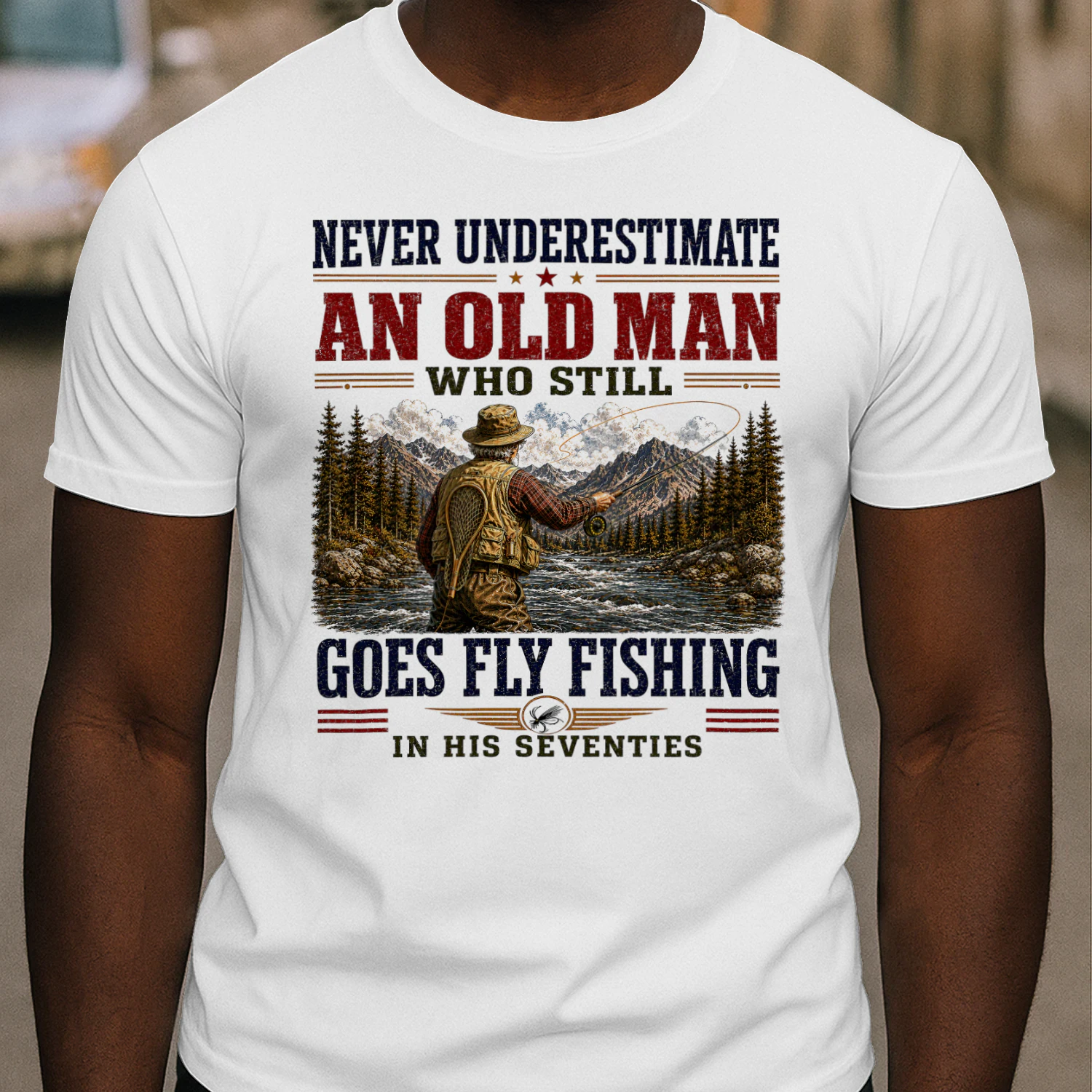 Old Man Goes Fly Fishing