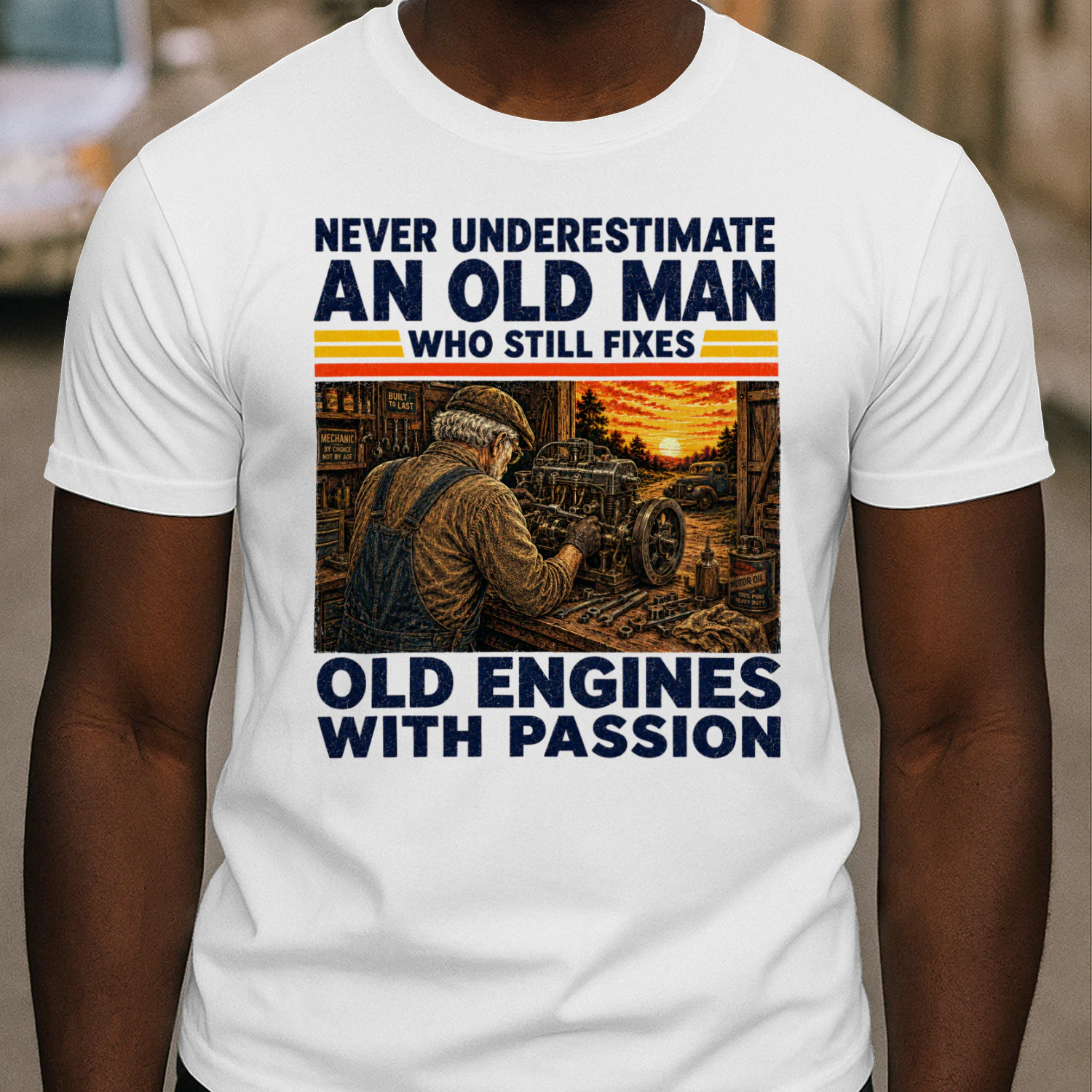TEU1149 Man Old Engines