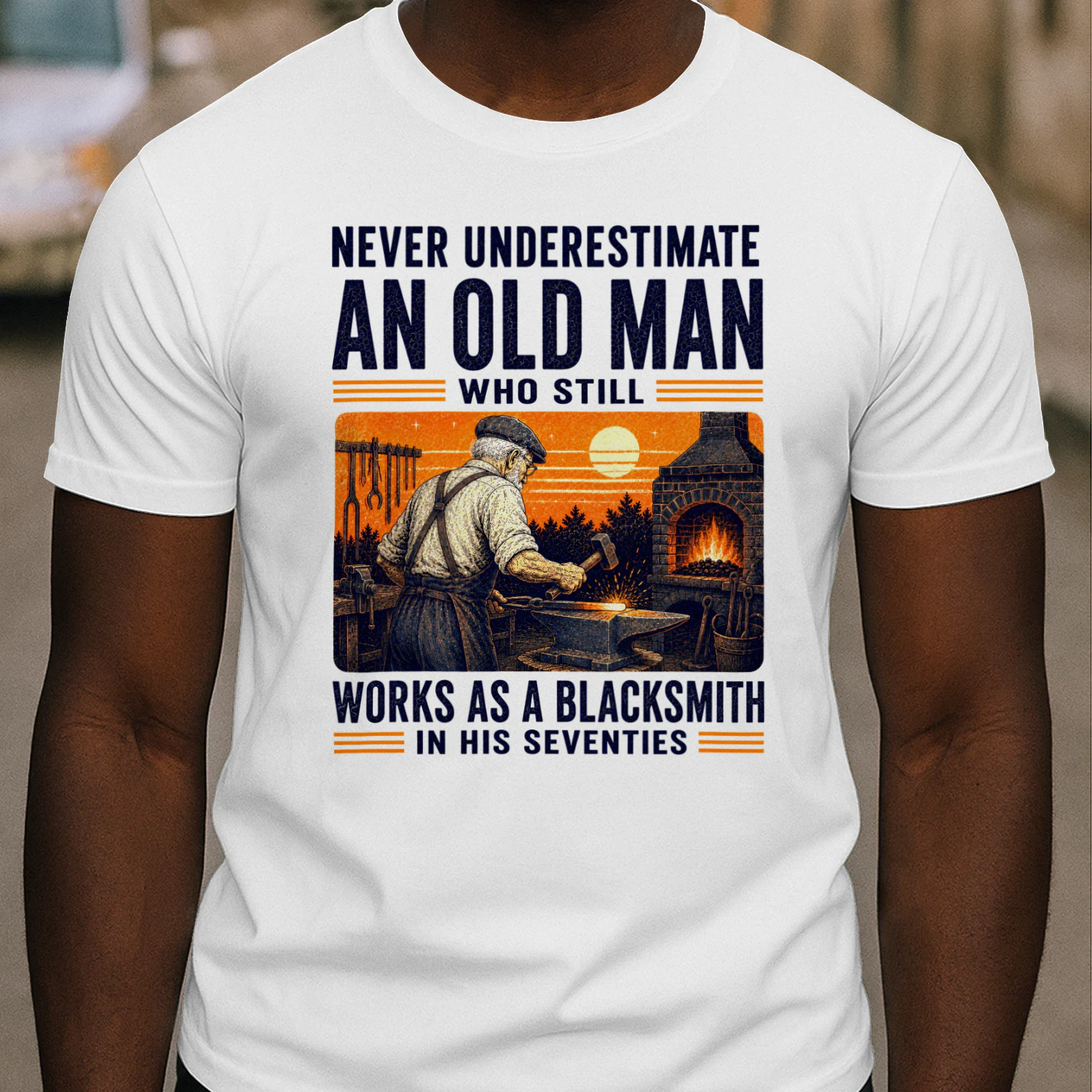 TEU0551 Works As A Blacksmith