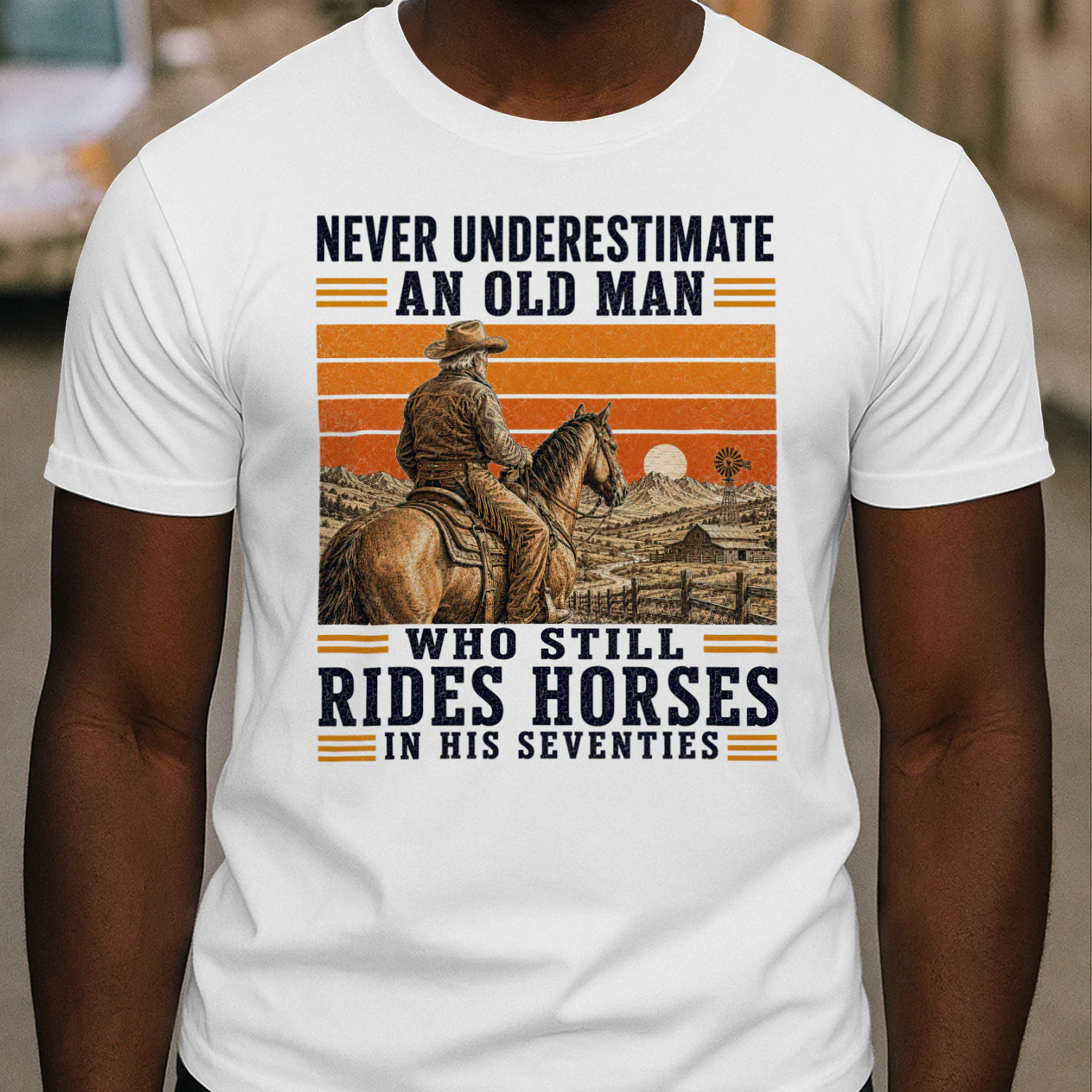 TEU0475 Rides Horses