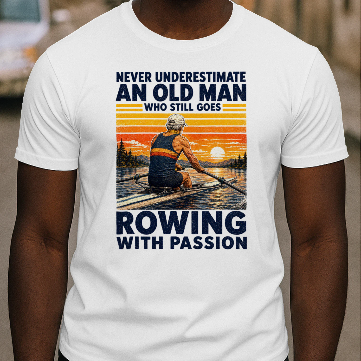 TEU1032 Man Rowing