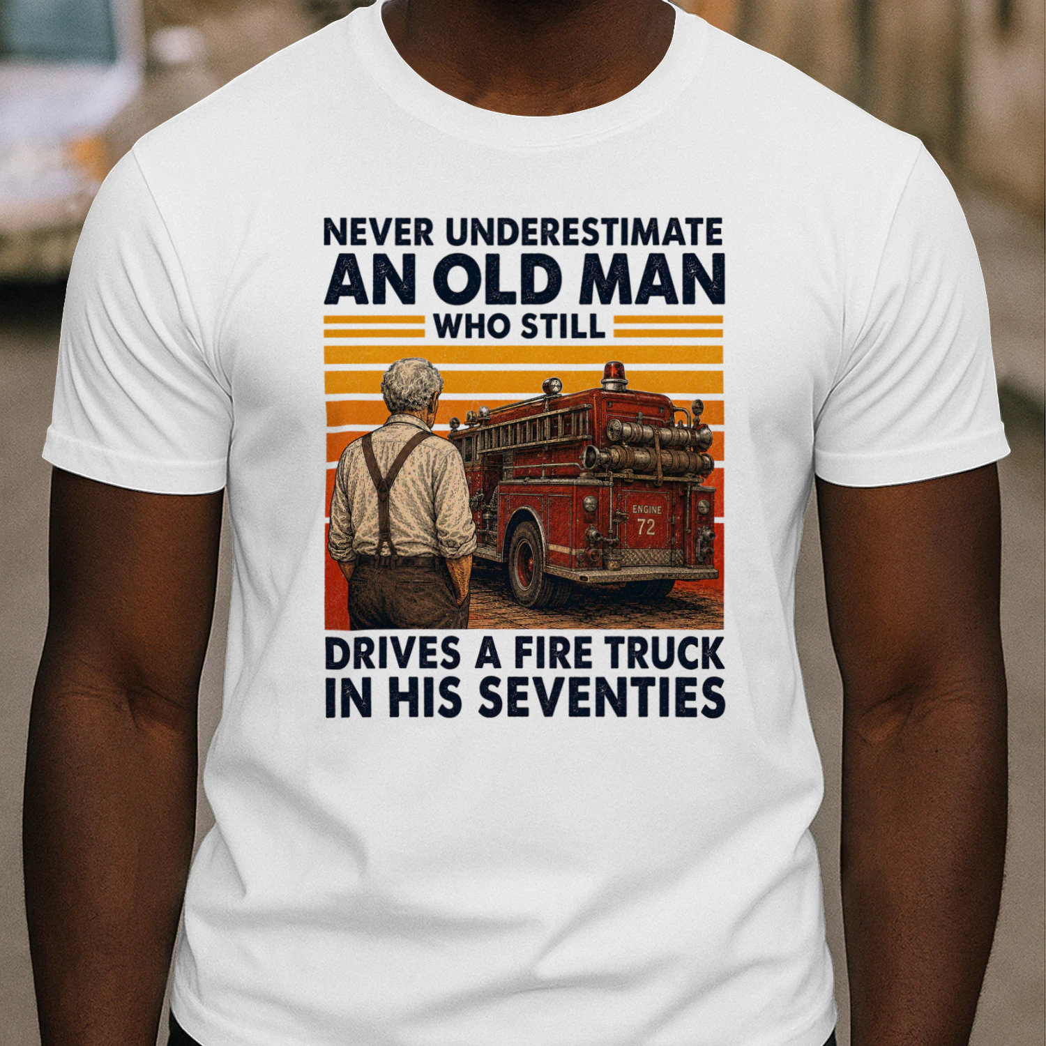 TEU0229 Drives A Fire Truck