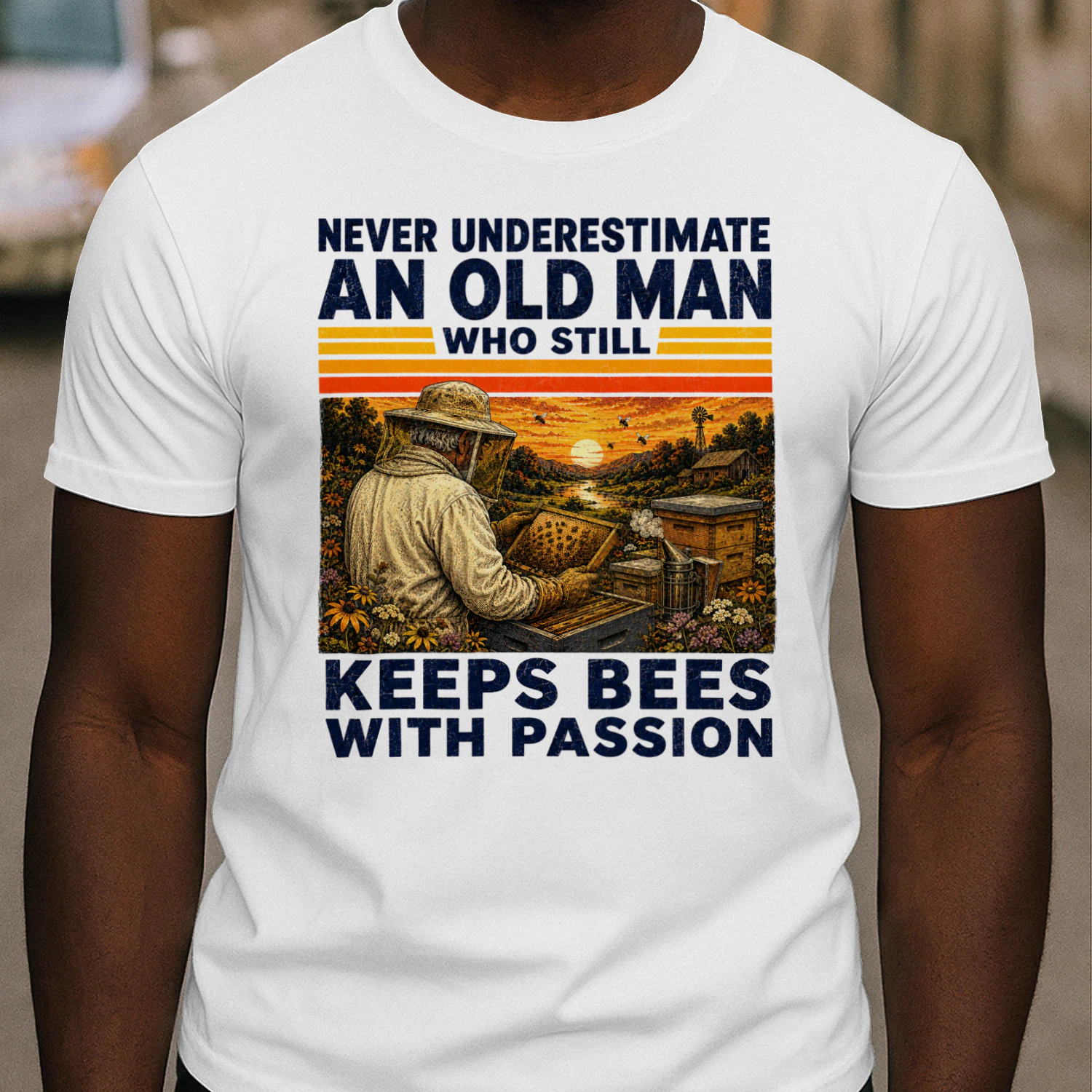 TEU1143 Man Keeps Bees