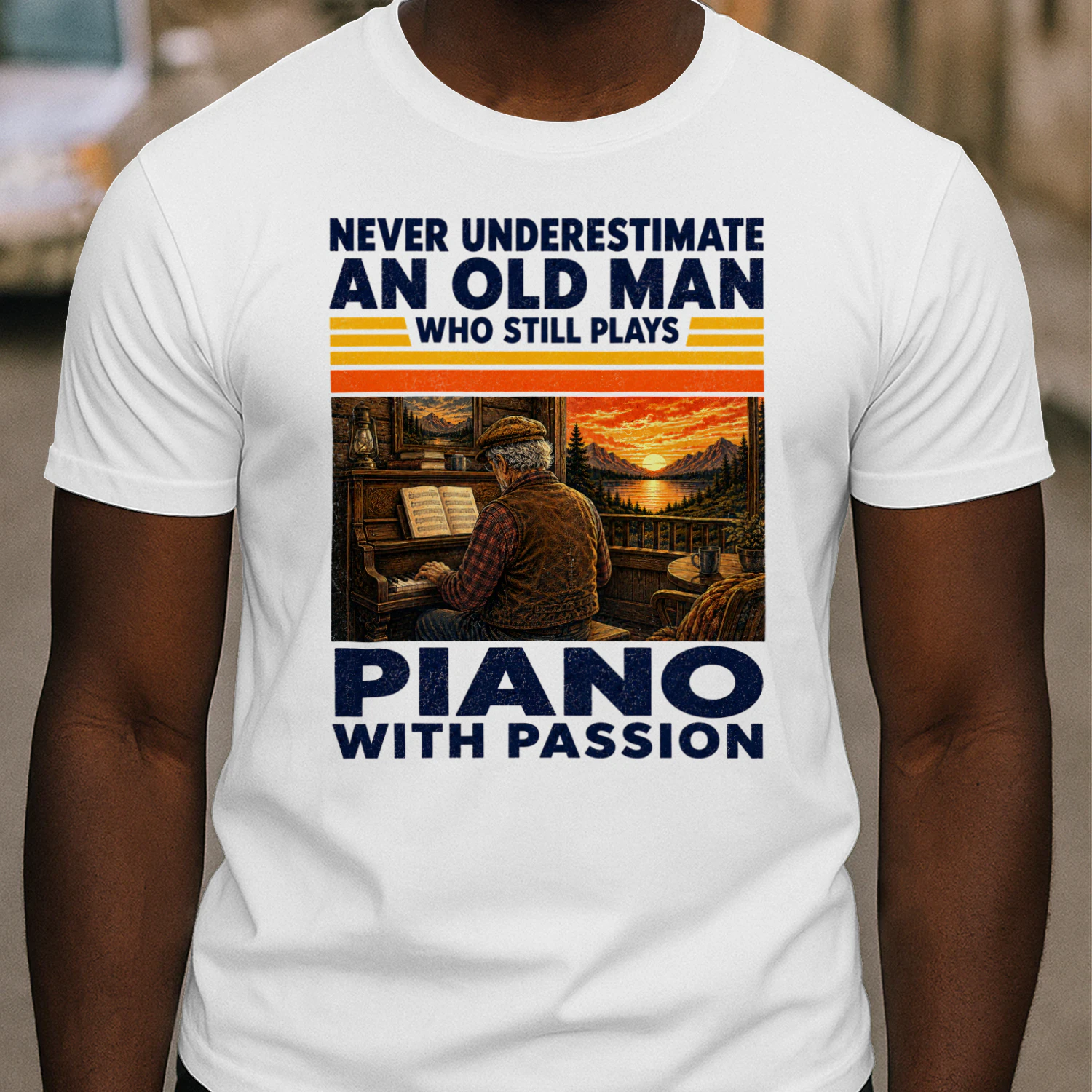 TEU1152 Man Piano