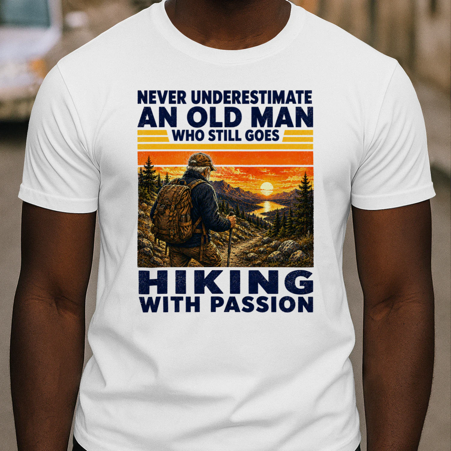 TEU1140 Man Hiking