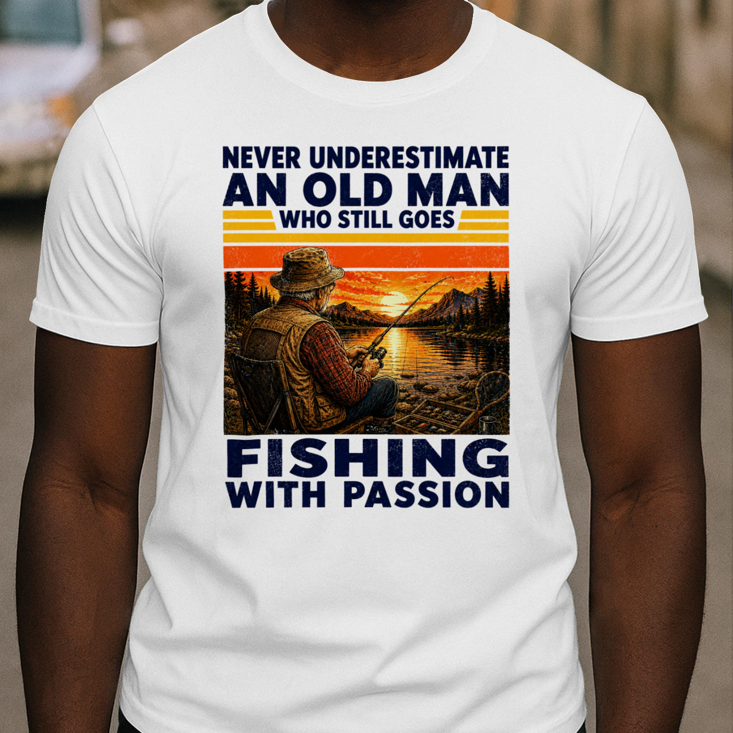 TEU1134 Man Fishing