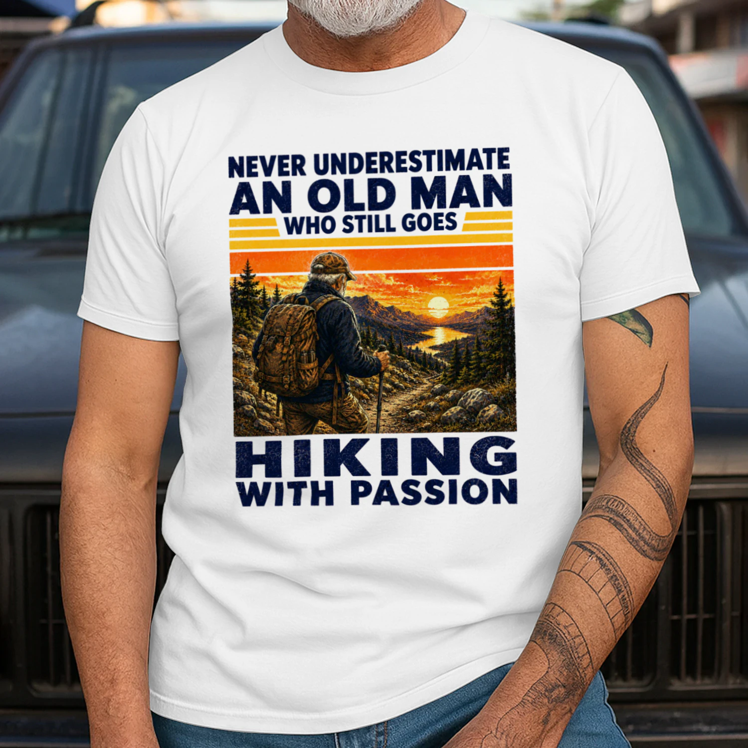TEU1140 Man Hiking