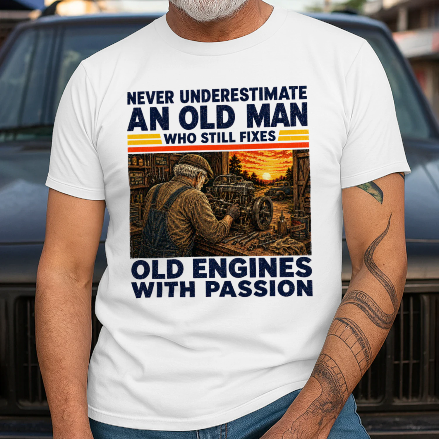 TEU1149 Man Old Engines