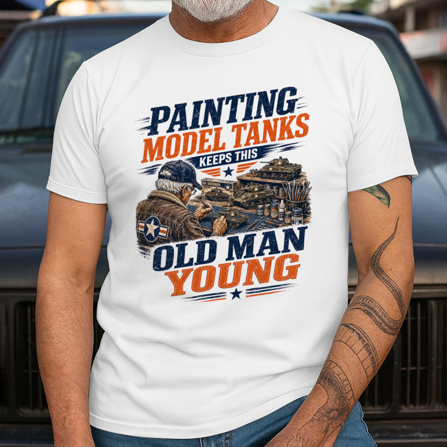 TEU0671 Painting Model Tanks