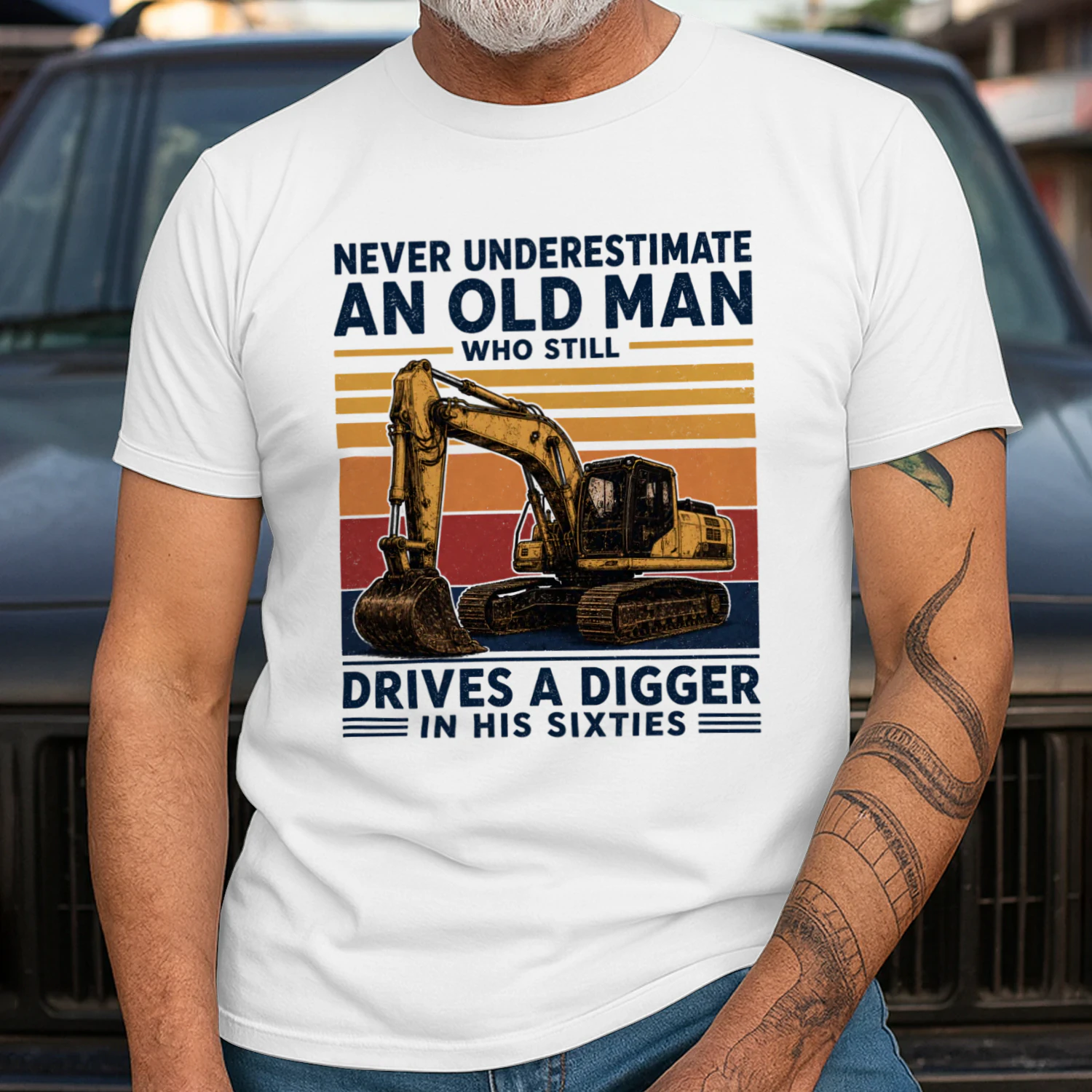 Drives A Digger