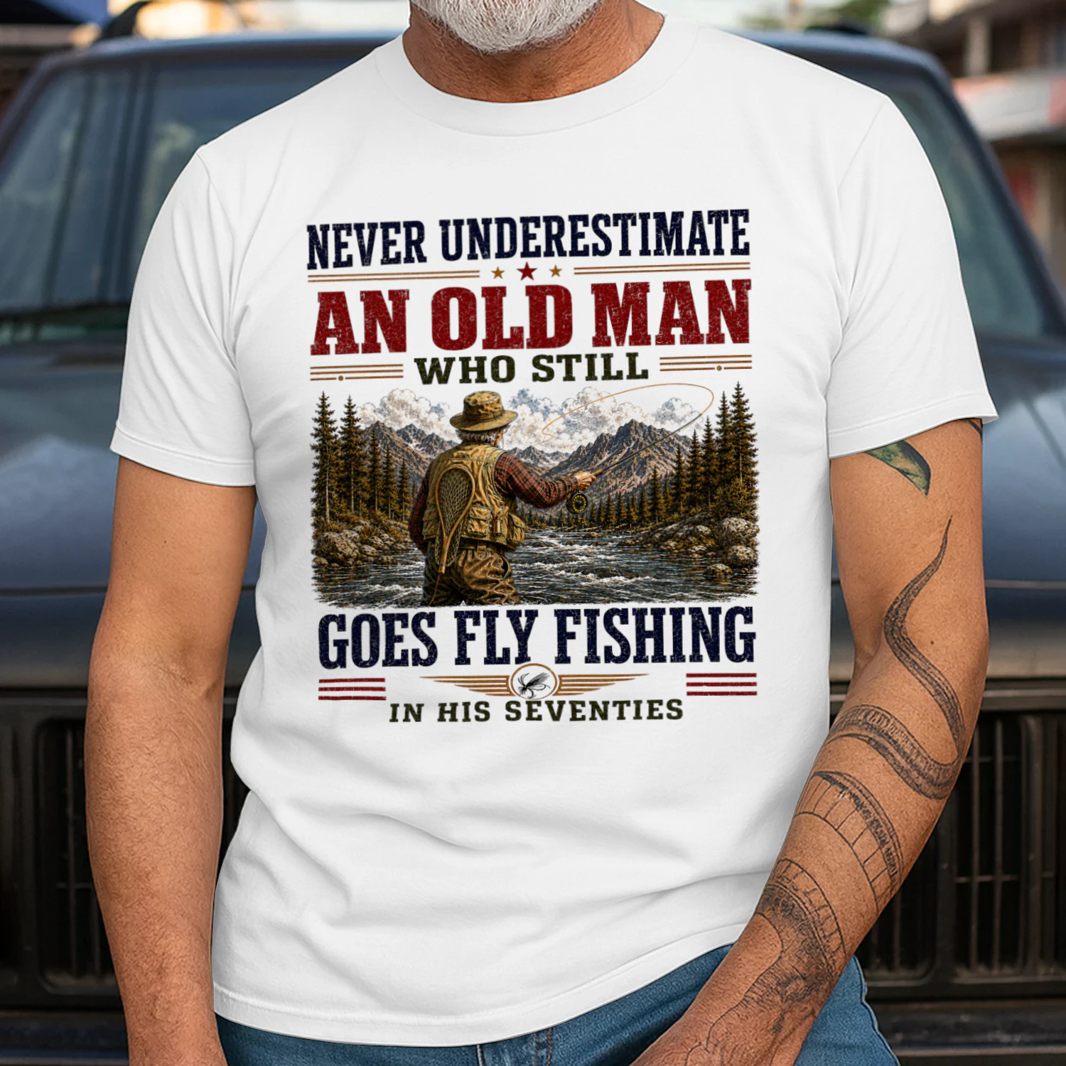 Old Man Goes Fly Fishing