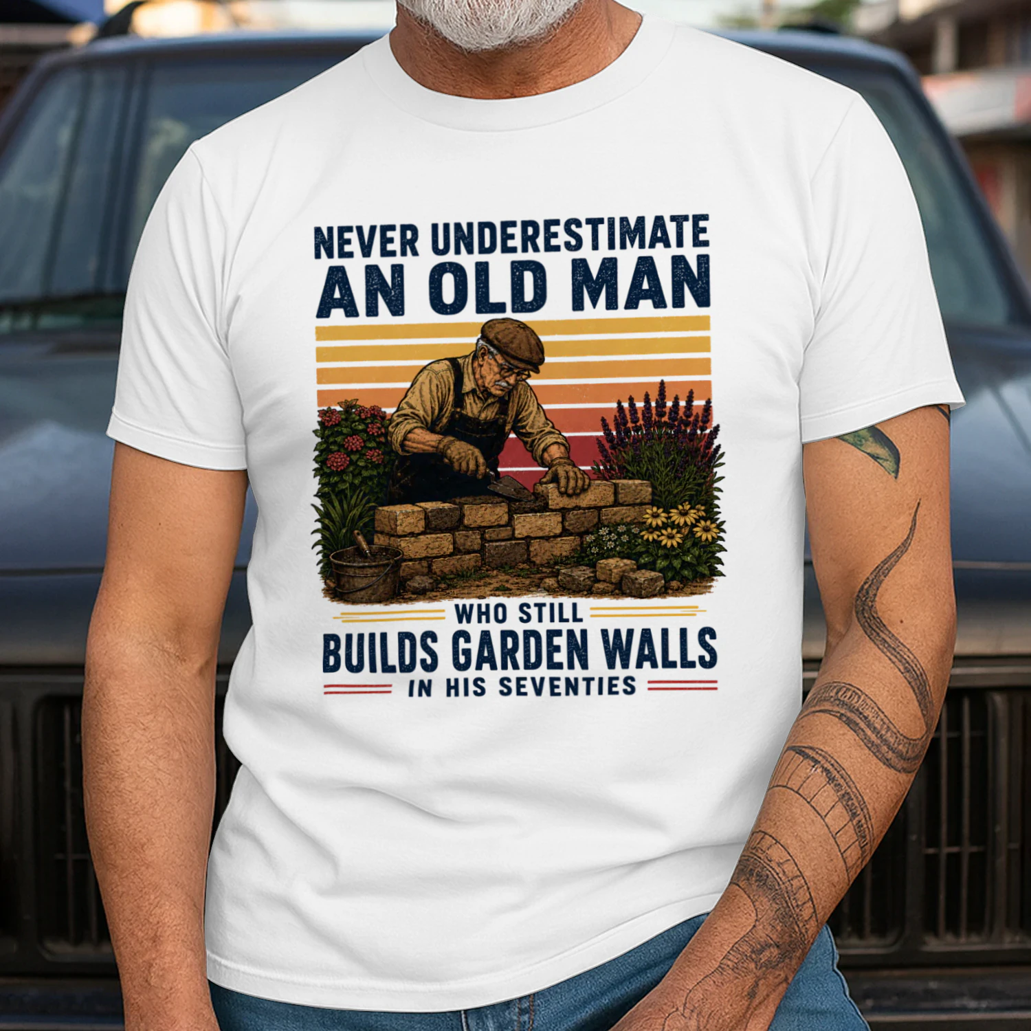 Builds Garden Walls
