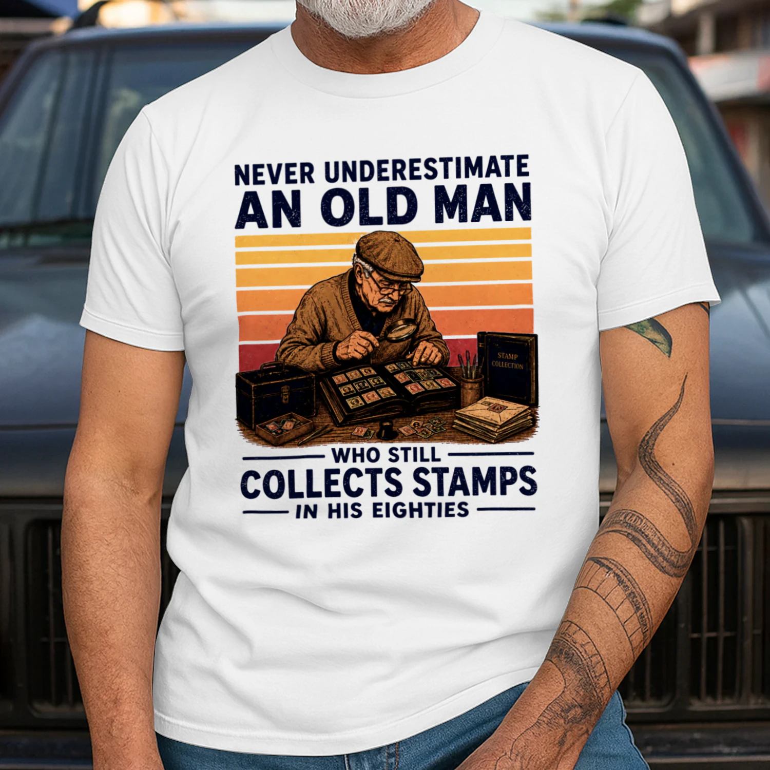 TEU0646 Collects Stamps