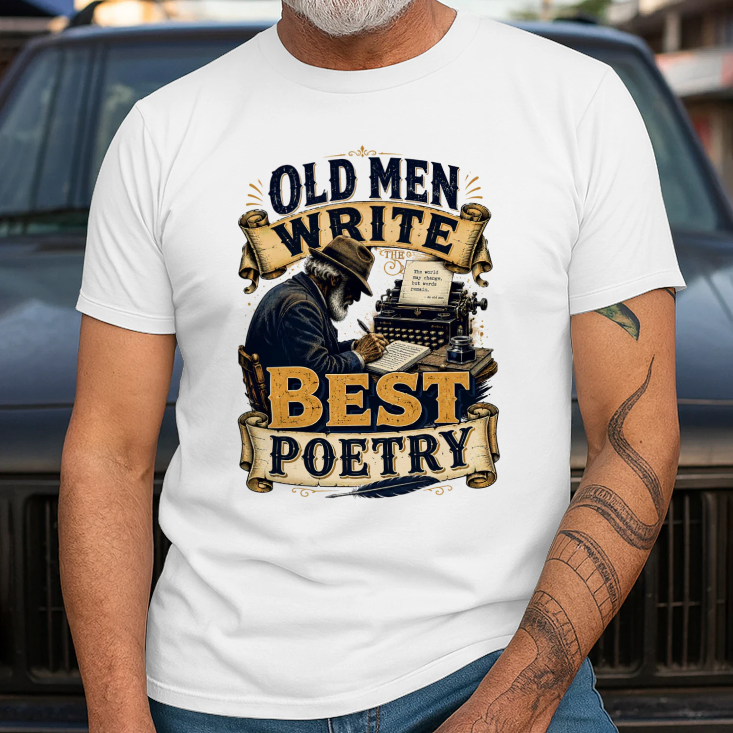 TEU0338 Old Men Write Best Poestry