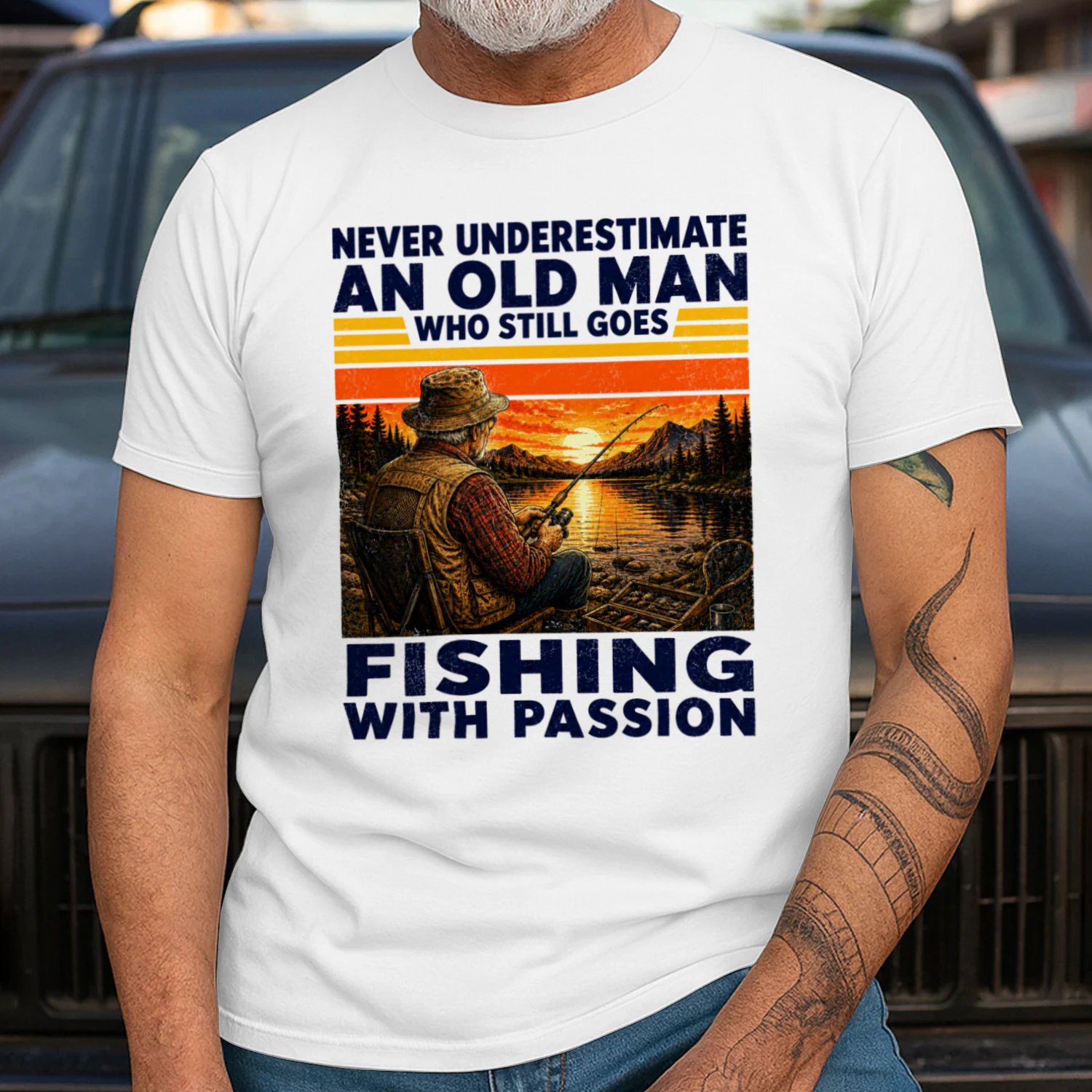 TEU1134 Man Fishing