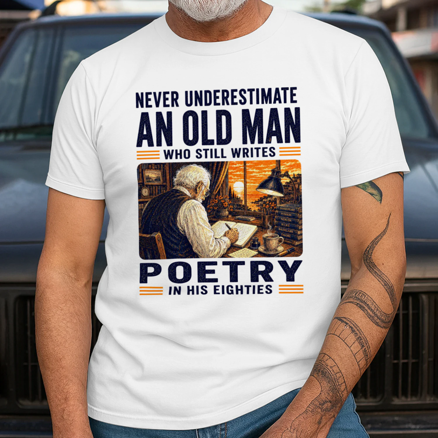 TEU0564 Poetry In His Eighties
