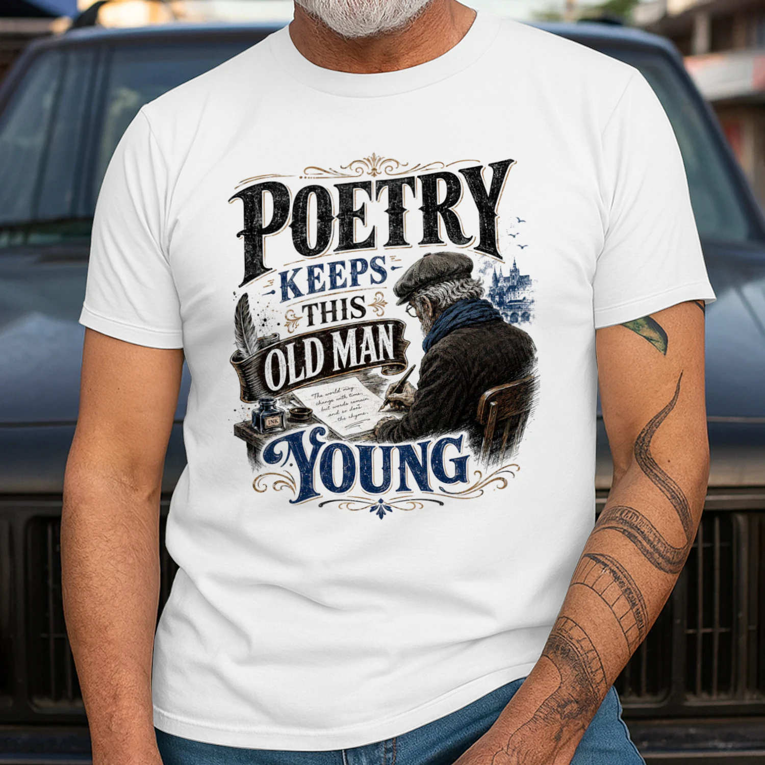 TEU0339 Poetry Keeps this old man young