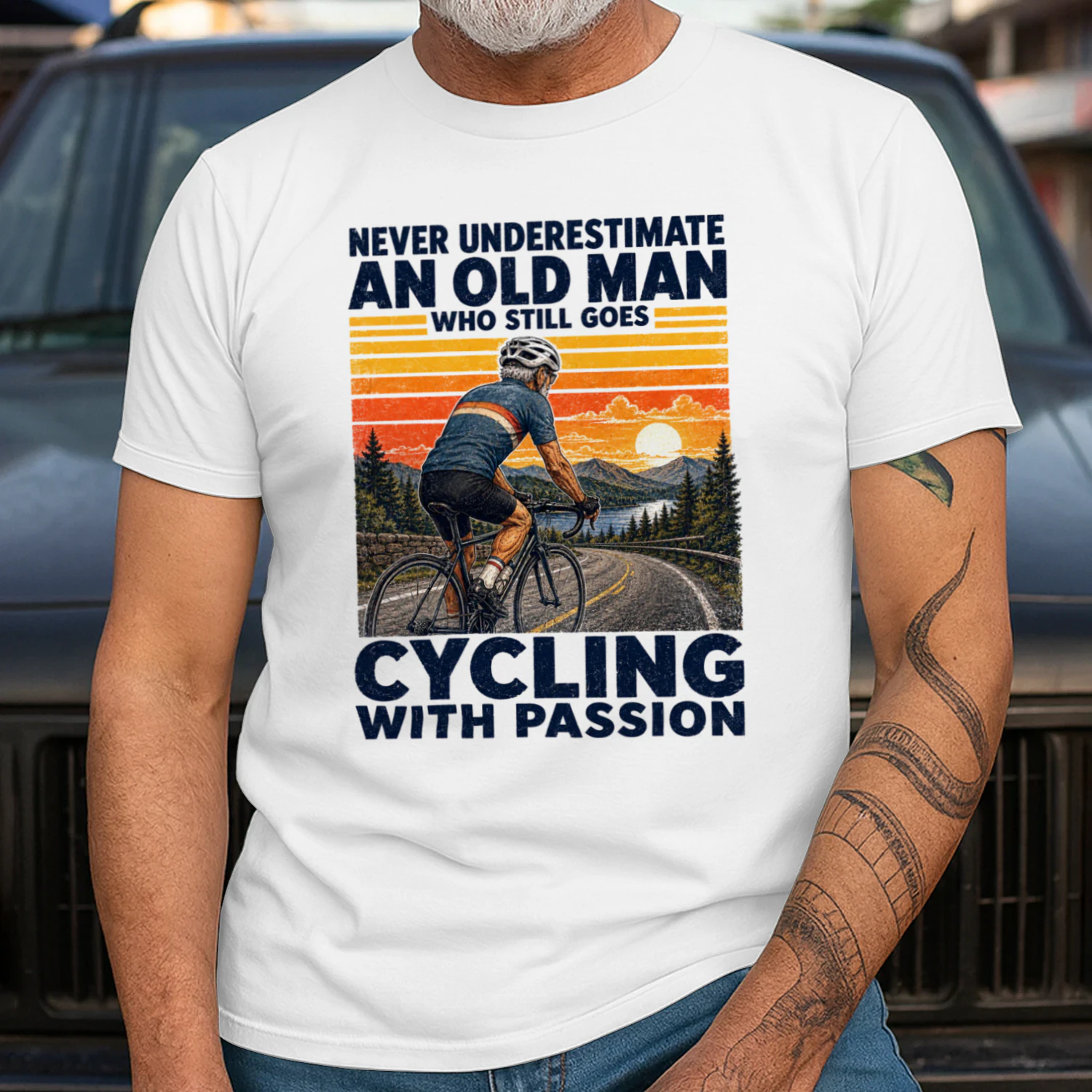 TEU1026 Man Cycling