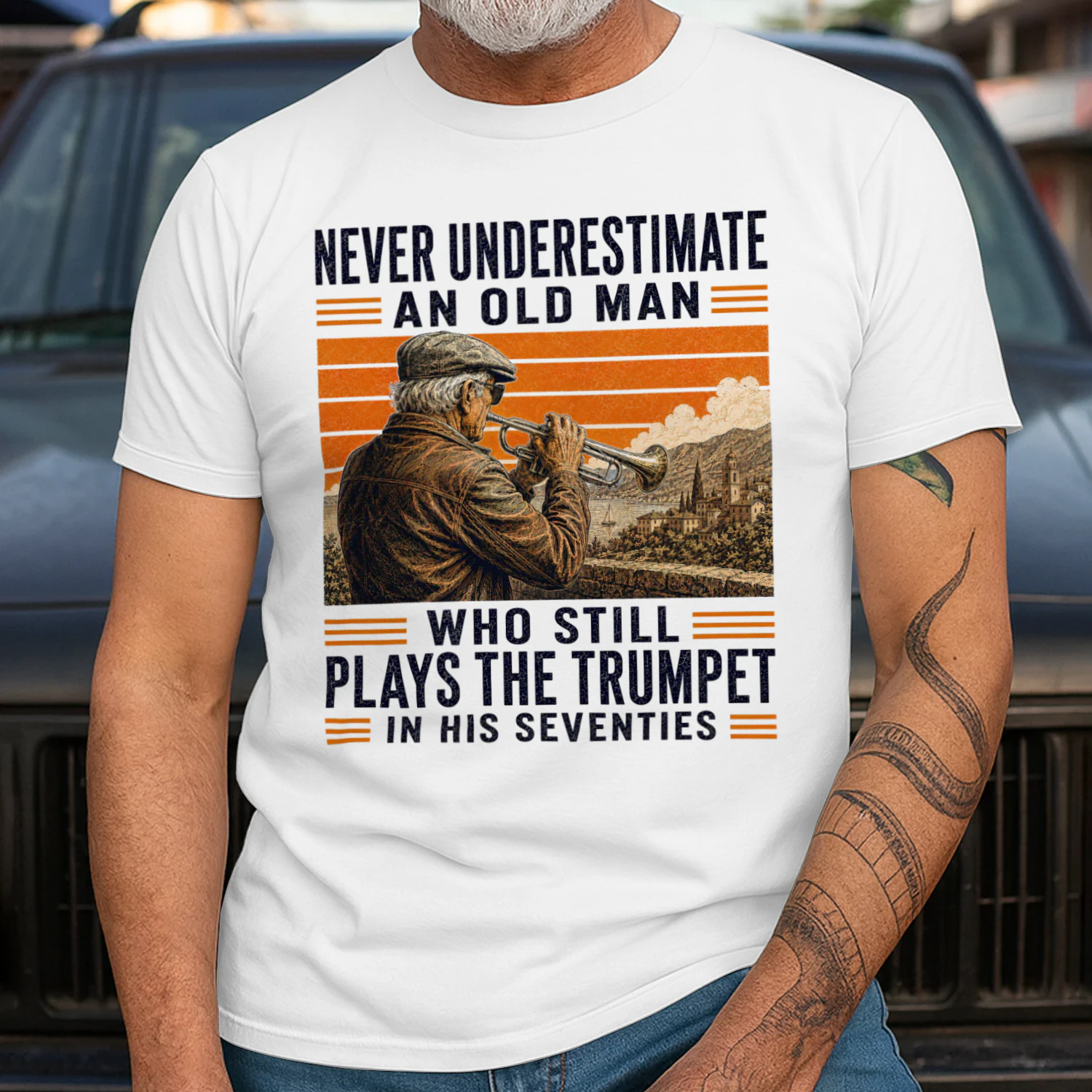 TEU0483 Plays The Trumpet