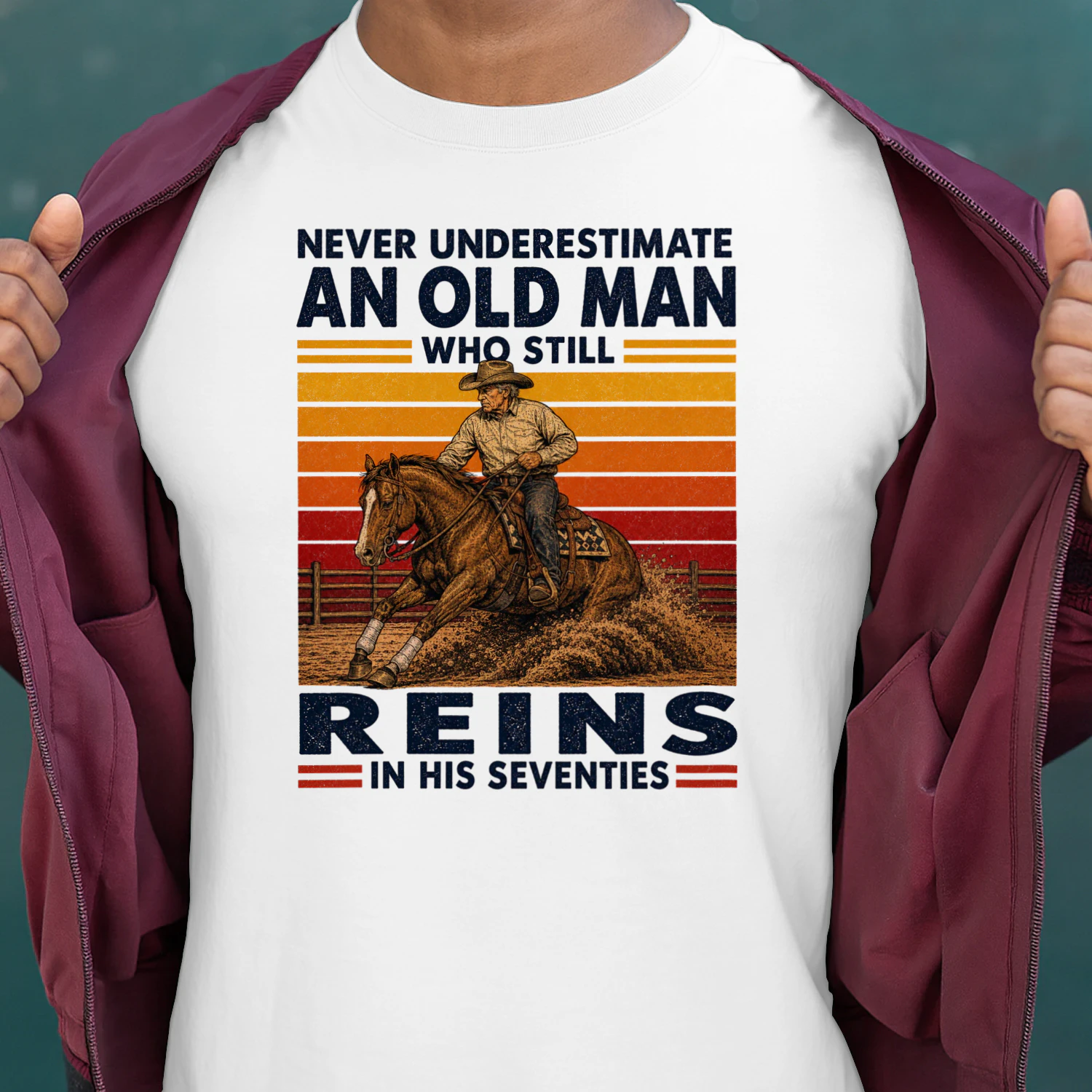TEU0246 Never Underestimate An Old Man Who Still Reins In His Seventies