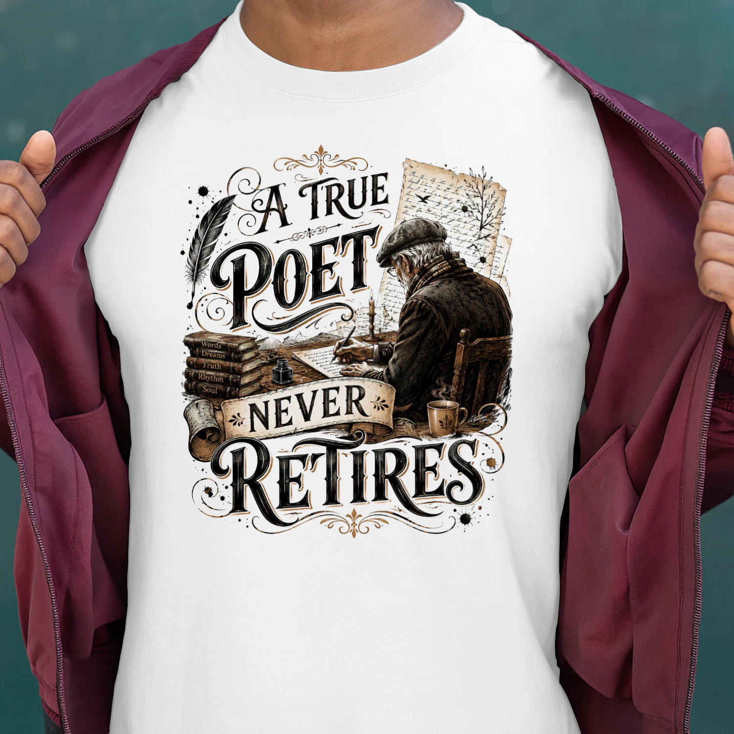TEU0335 A True Poet Never Retires