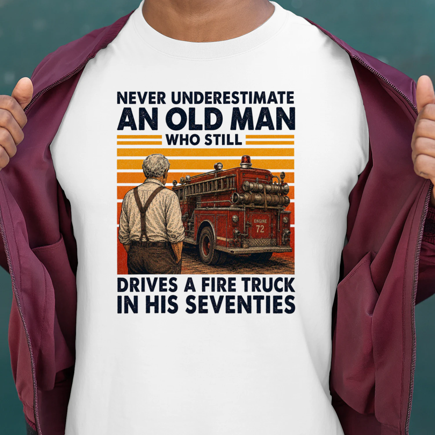 TEU0229 Drives A Fire Truck