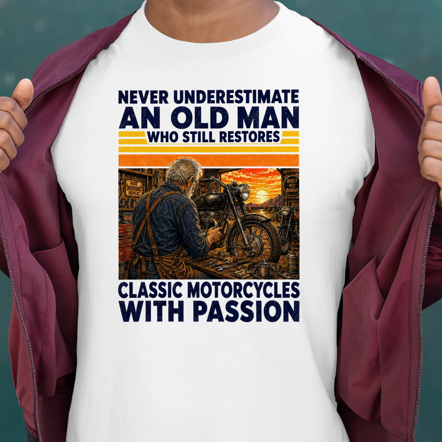 TEU1128 Man Classic Motorcycles