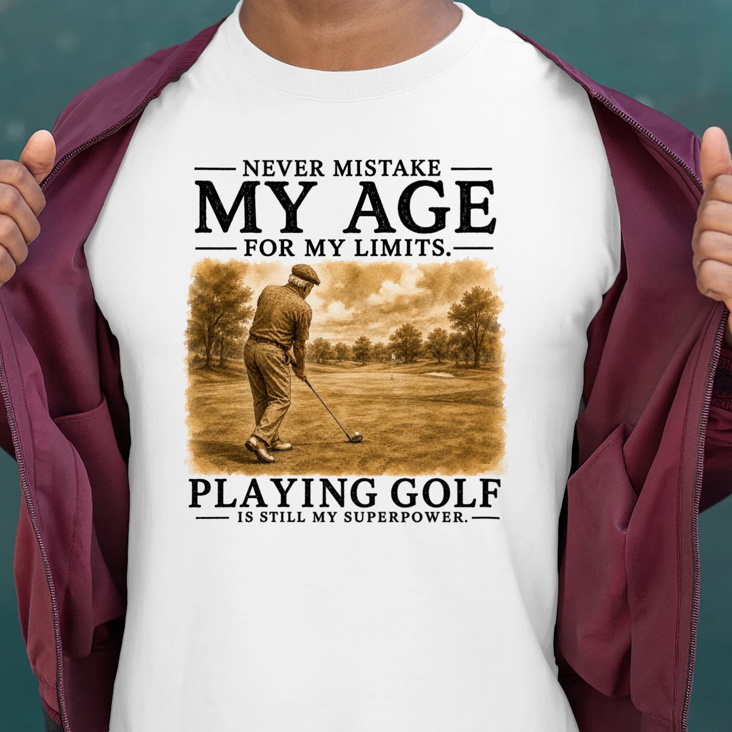 TEU0592 Playing Golf