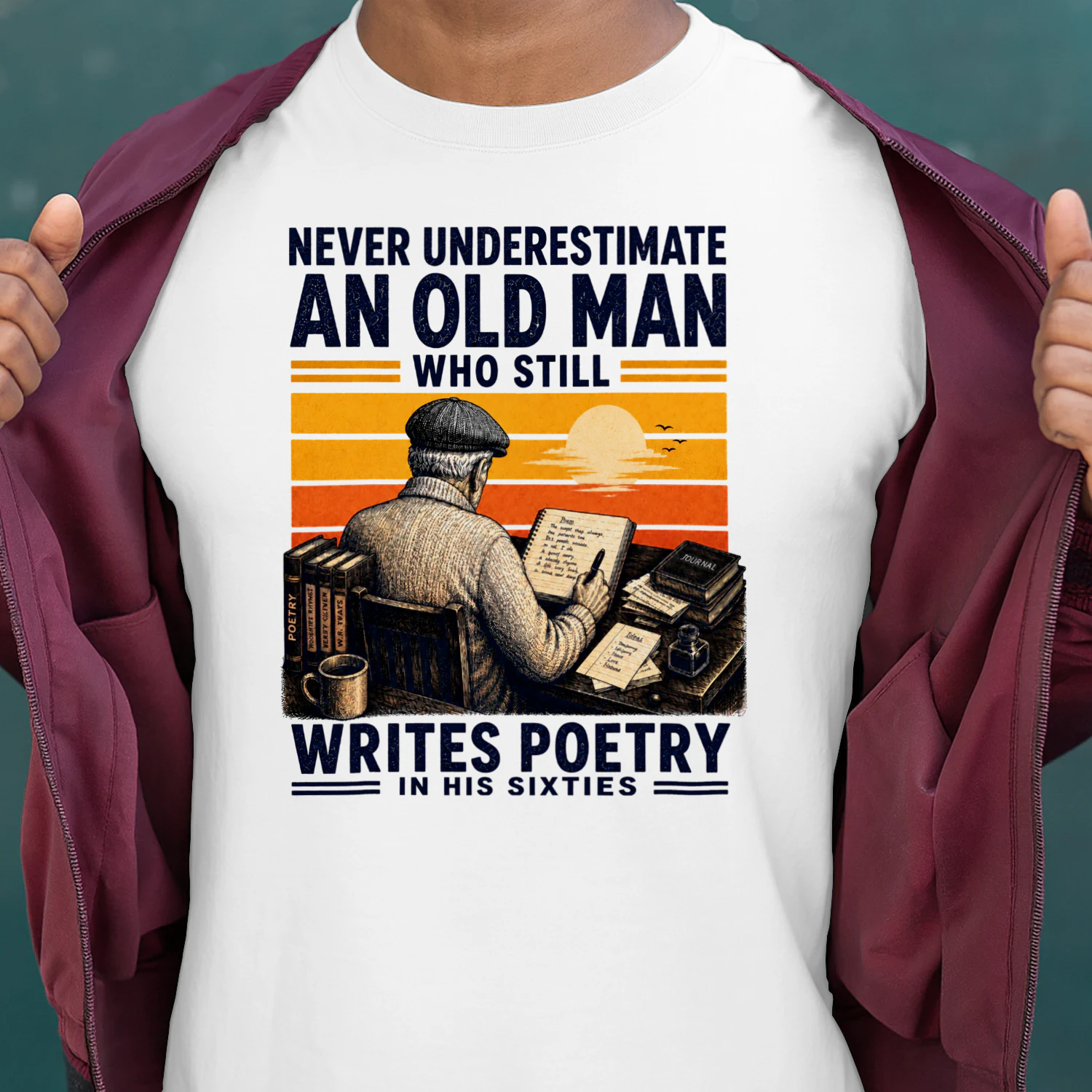 TEU0630 Writes Poetry In His Sixties