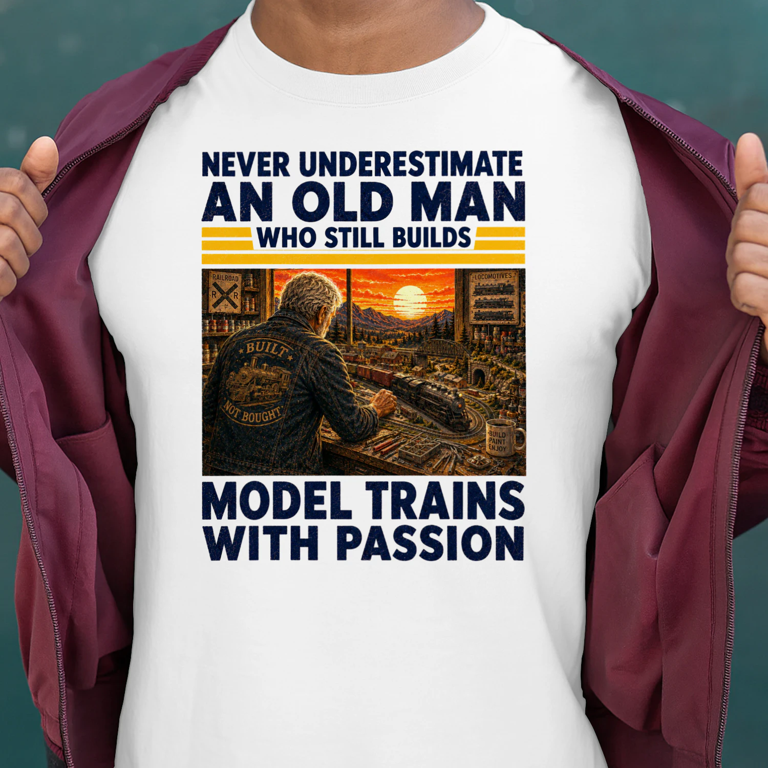 TEU1147 Man Model Trains