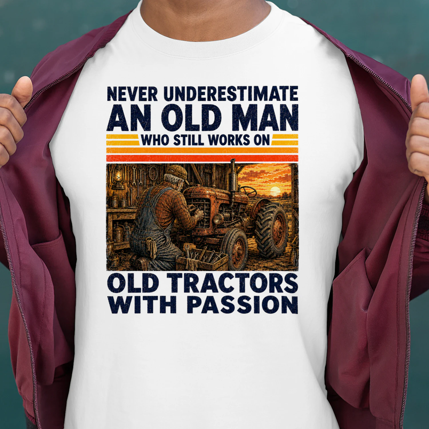 TEU1150 Man Old Tractors