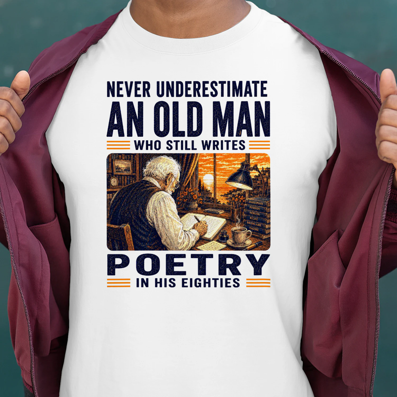 TEU0564 Poetry In His Eighties