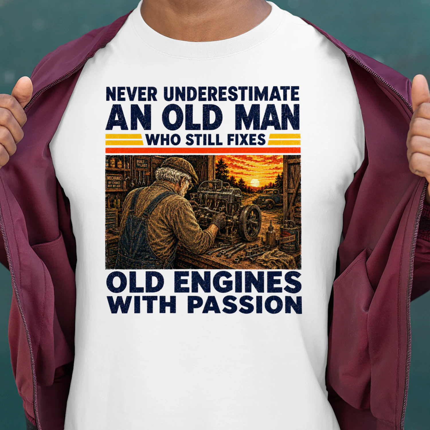 TEU1149 Man Old Engines