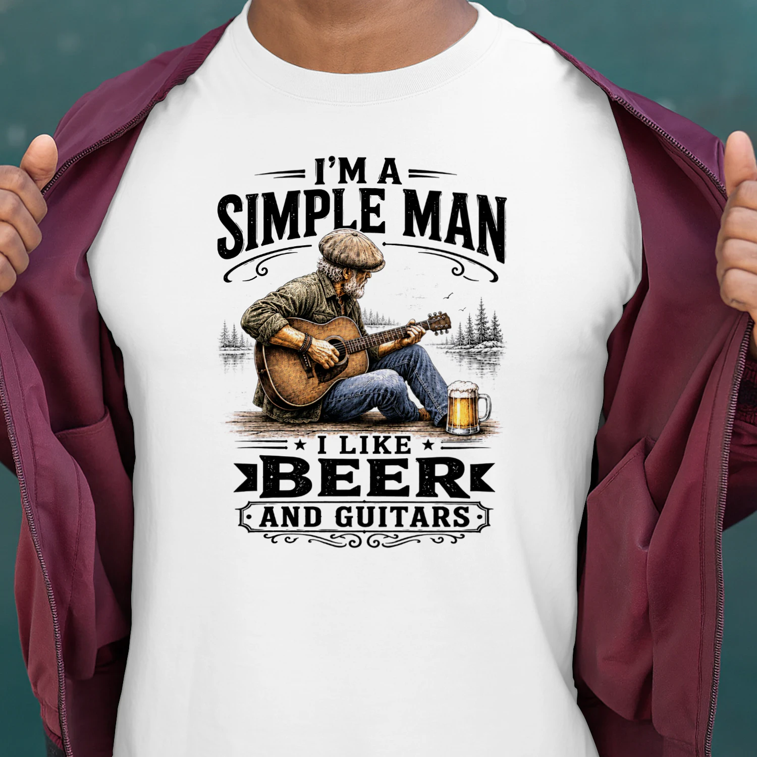 TEU0748 Beer And Guitars