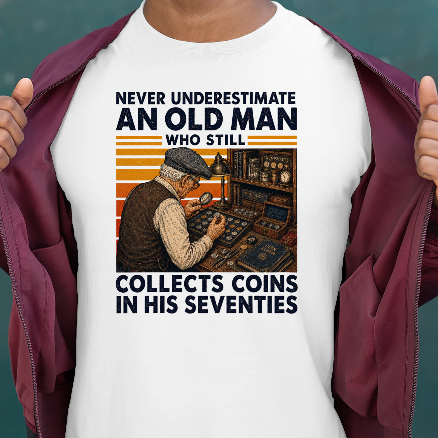 TEU0286 Collects Coins