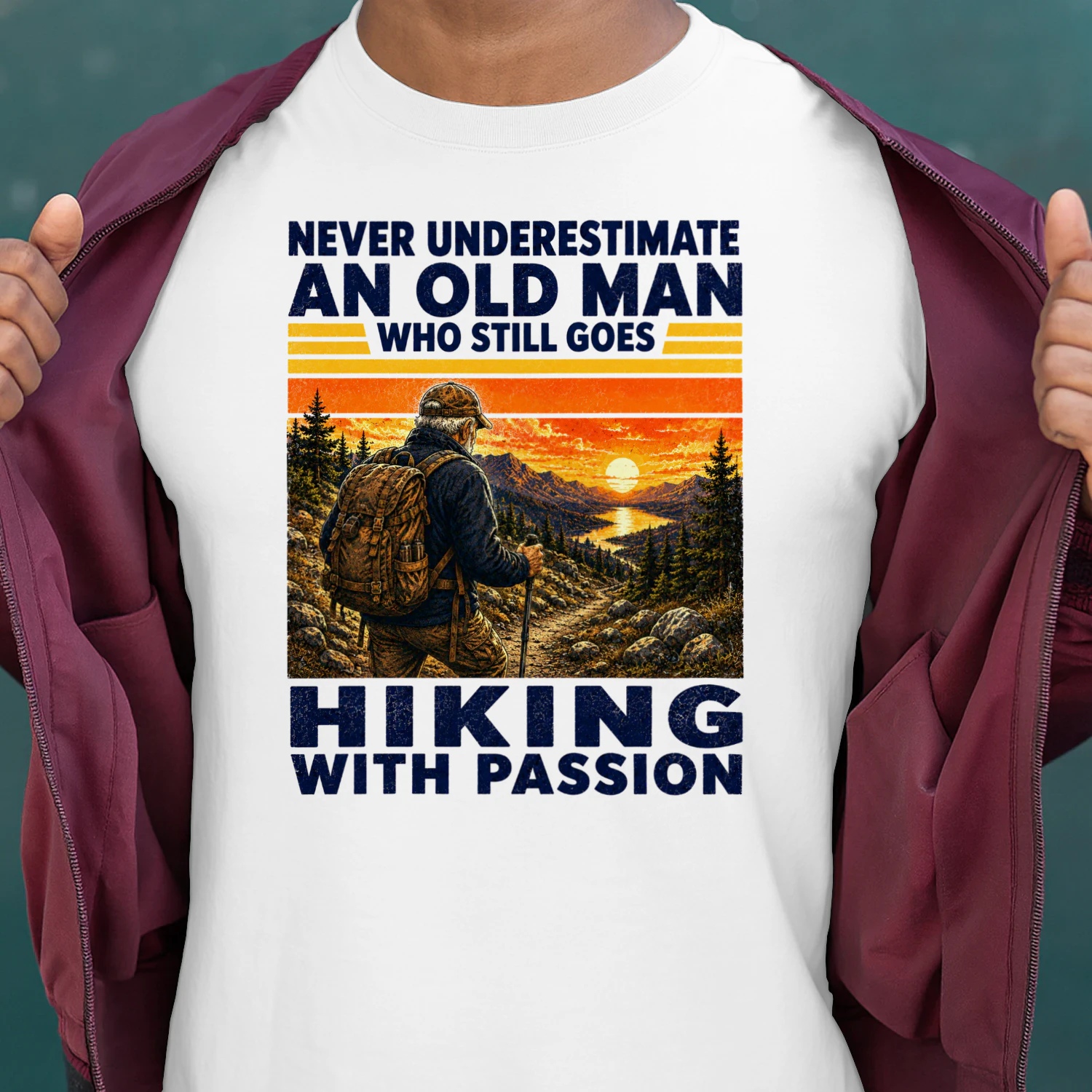 TEU1140 Man Hiking