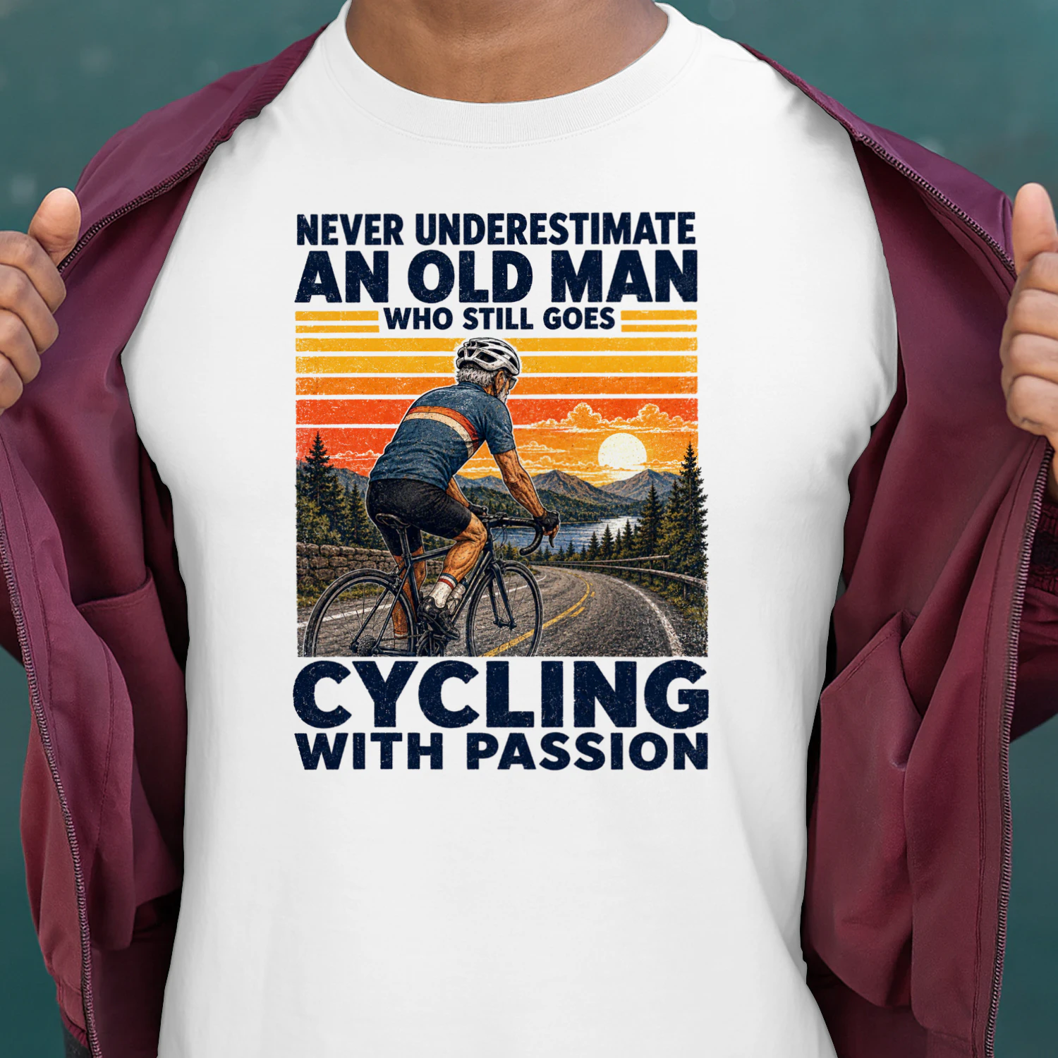TEU1026 Man Cycling