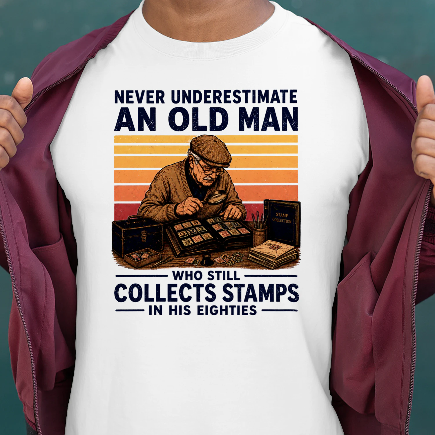 TEU0646 Collects Stamps