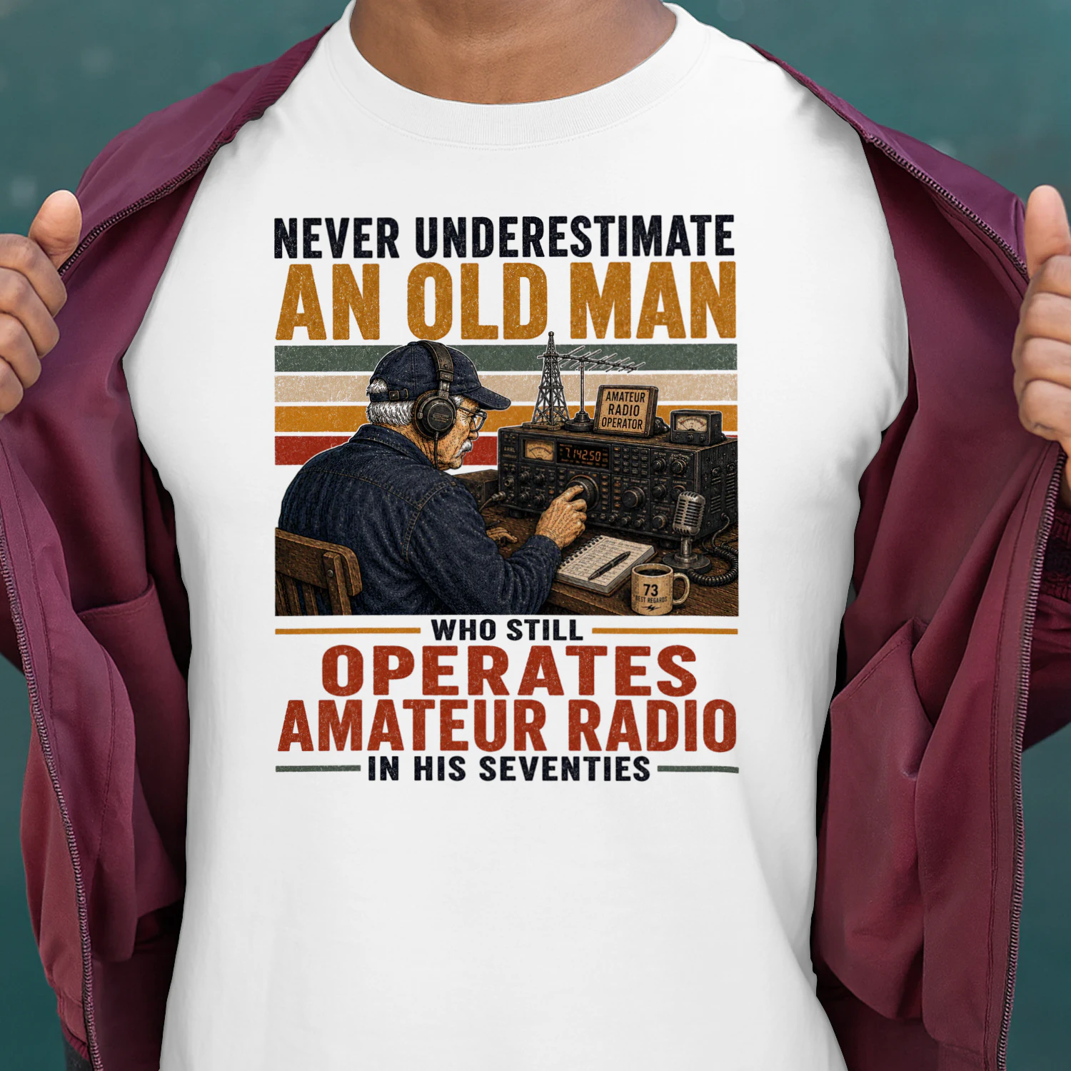 TEU0254 Operates Amateur Radio