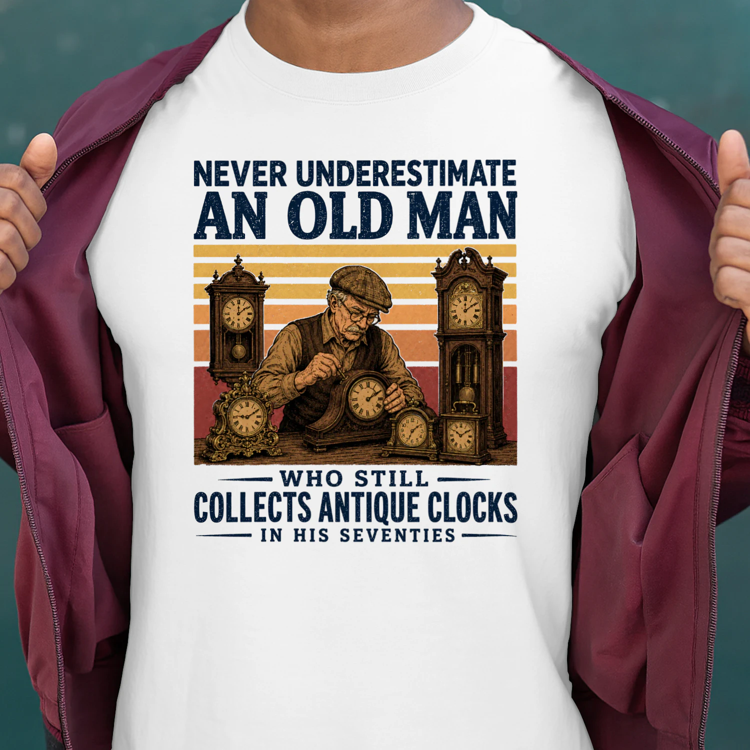 Collects Antique Clocks