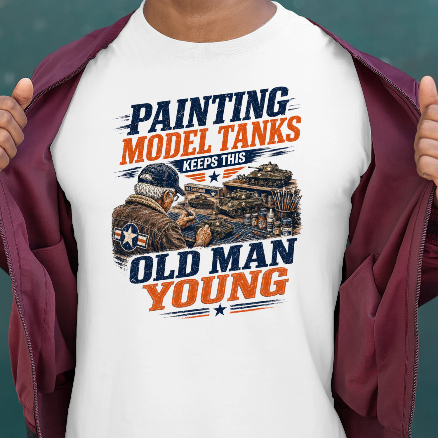 TEU0671 Painting Model Tanks