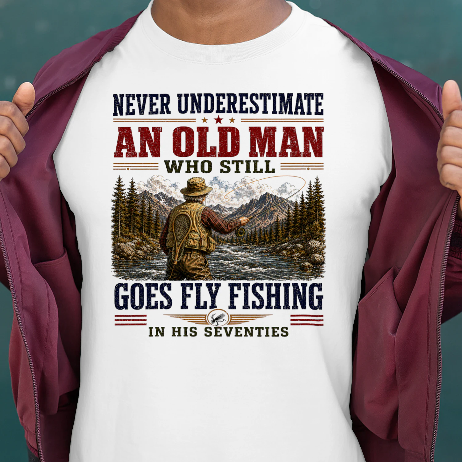 Old Man Goes Fly Fishing