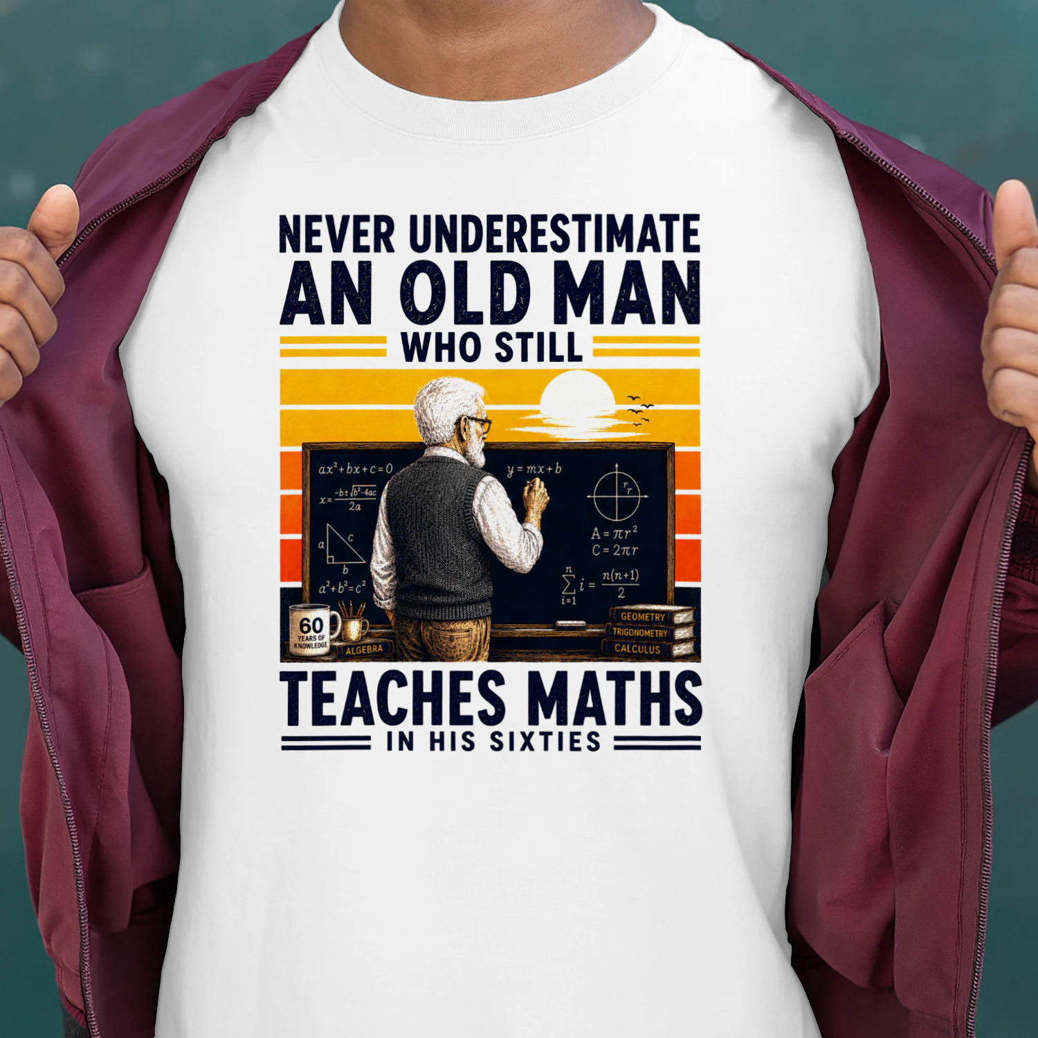 TEU0628 Teaches Maths In His Sixties