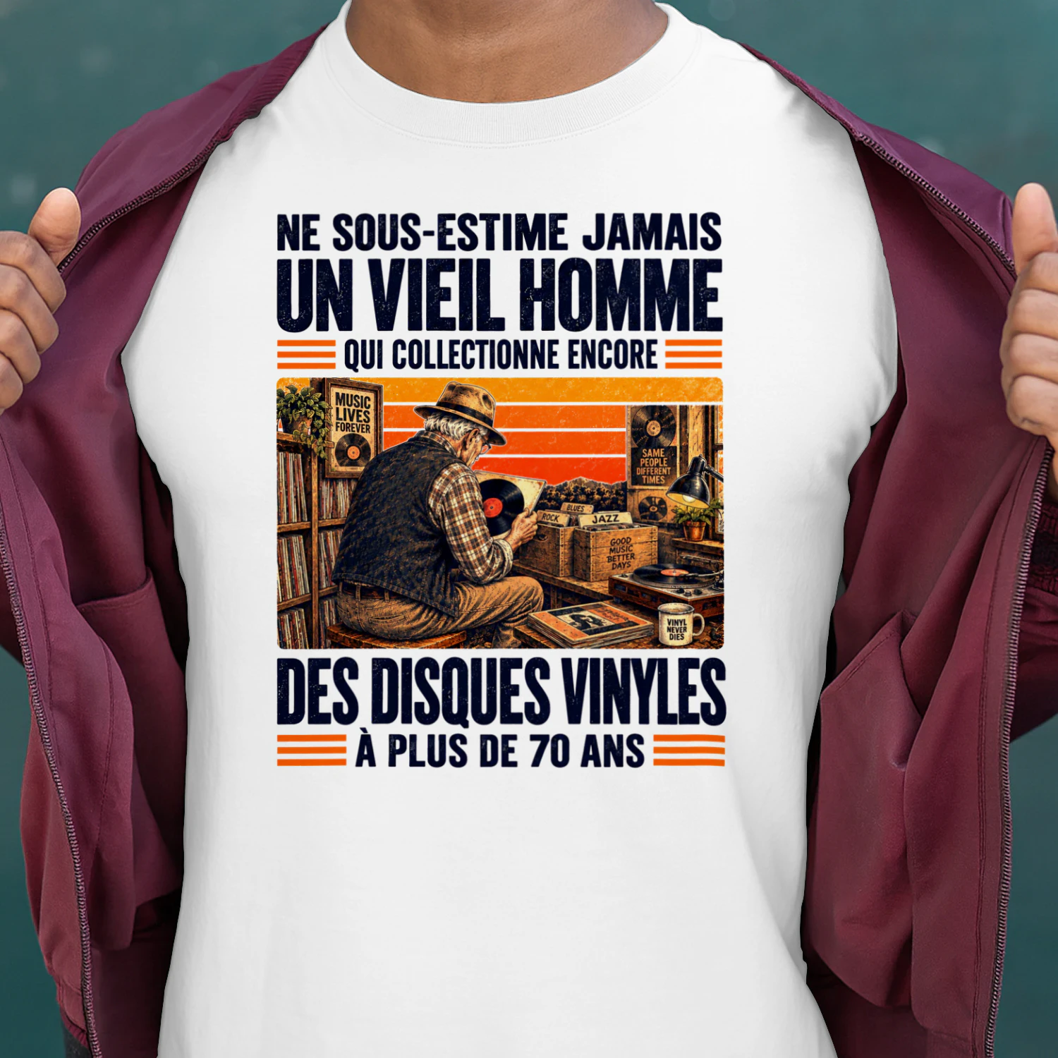 TEU1596 Des Disques Vinyles