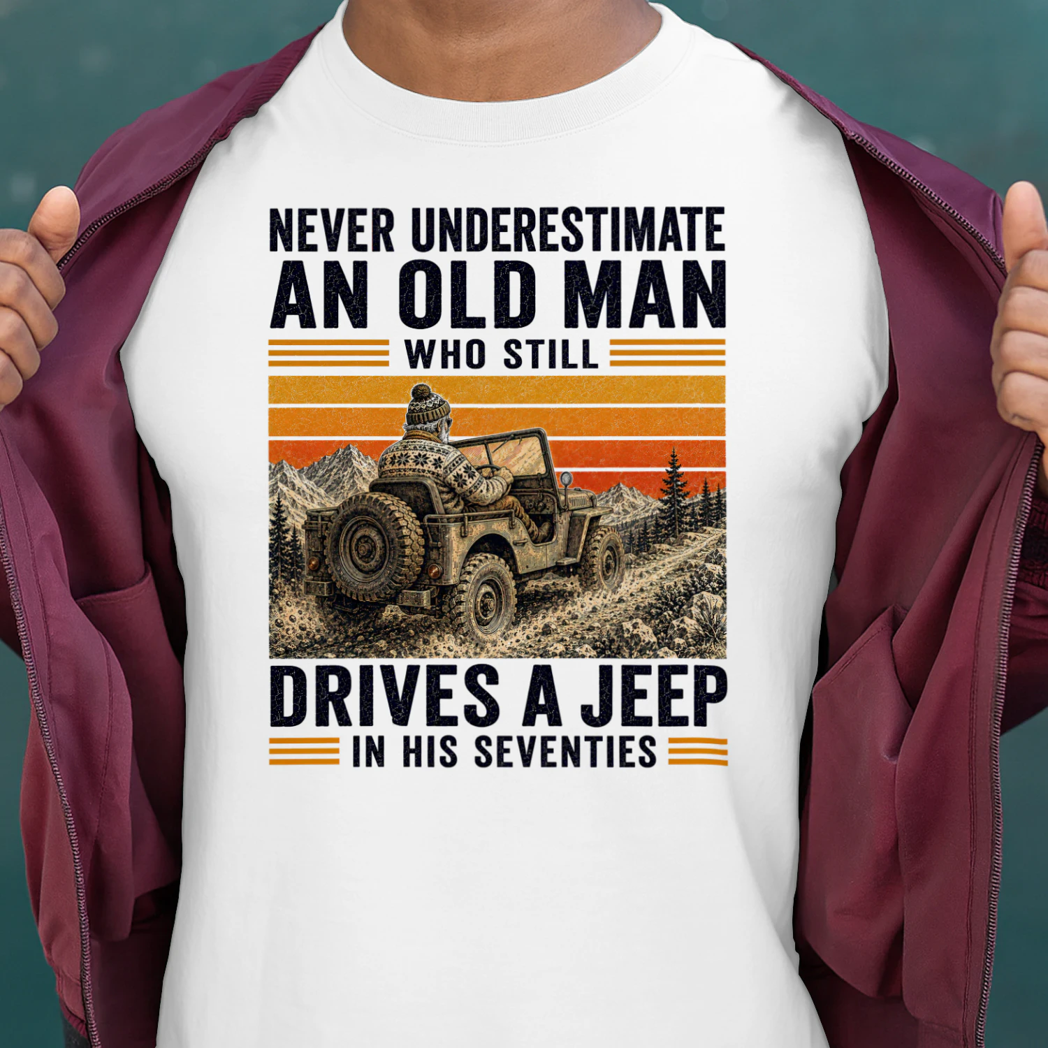 TEU0417 Drives A Jeep
