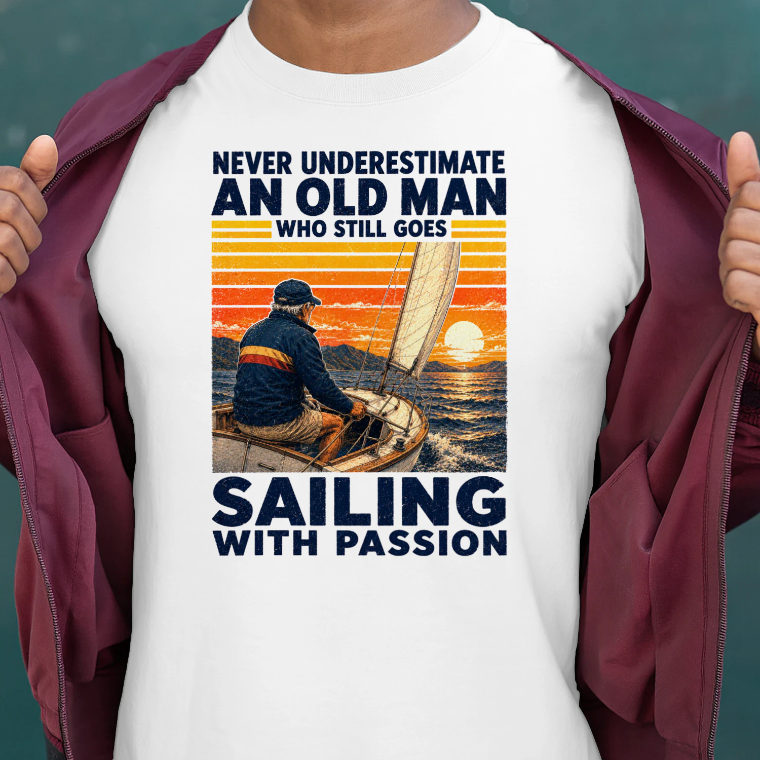 TEU1034 Man Sailing