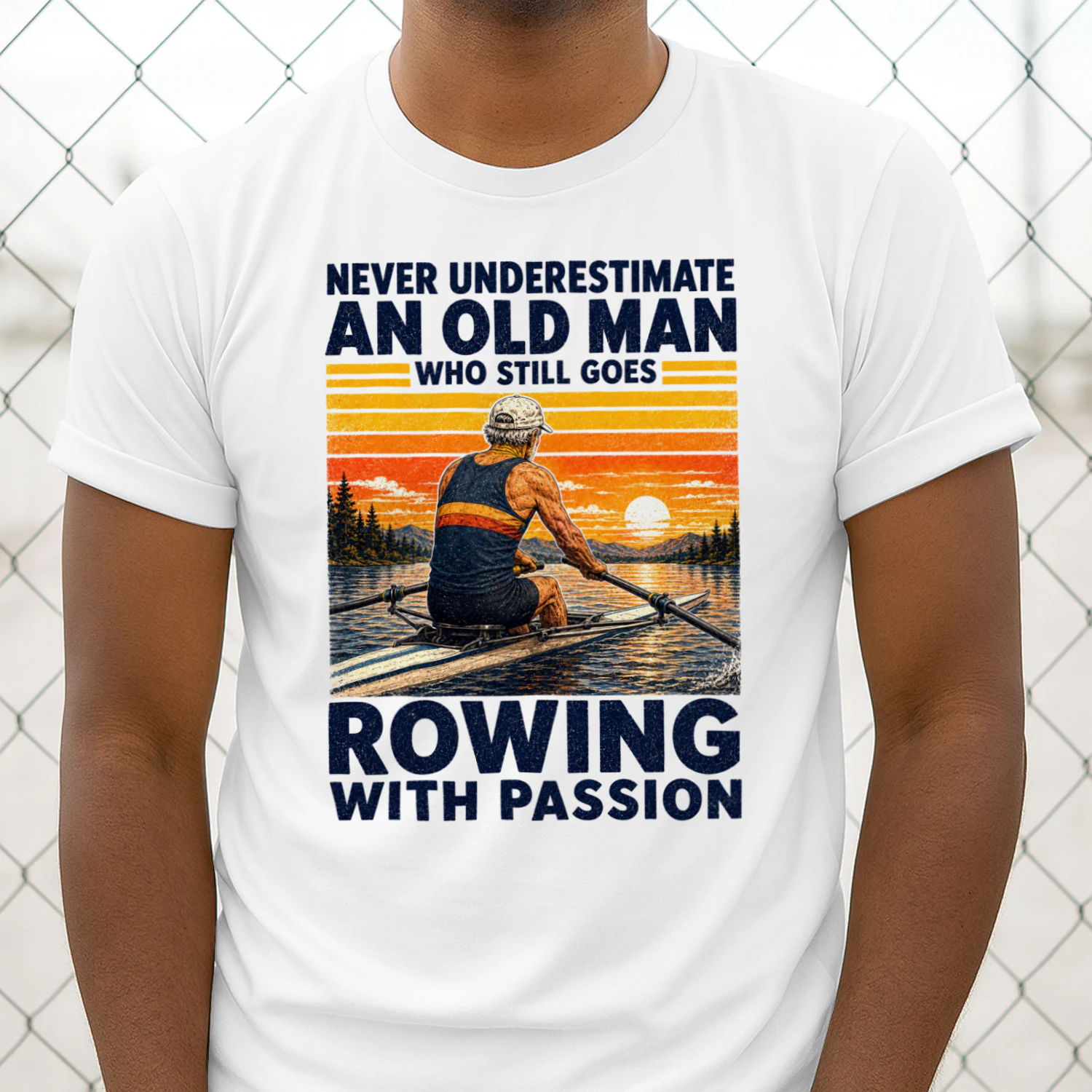 TEU1032 Man Rowing