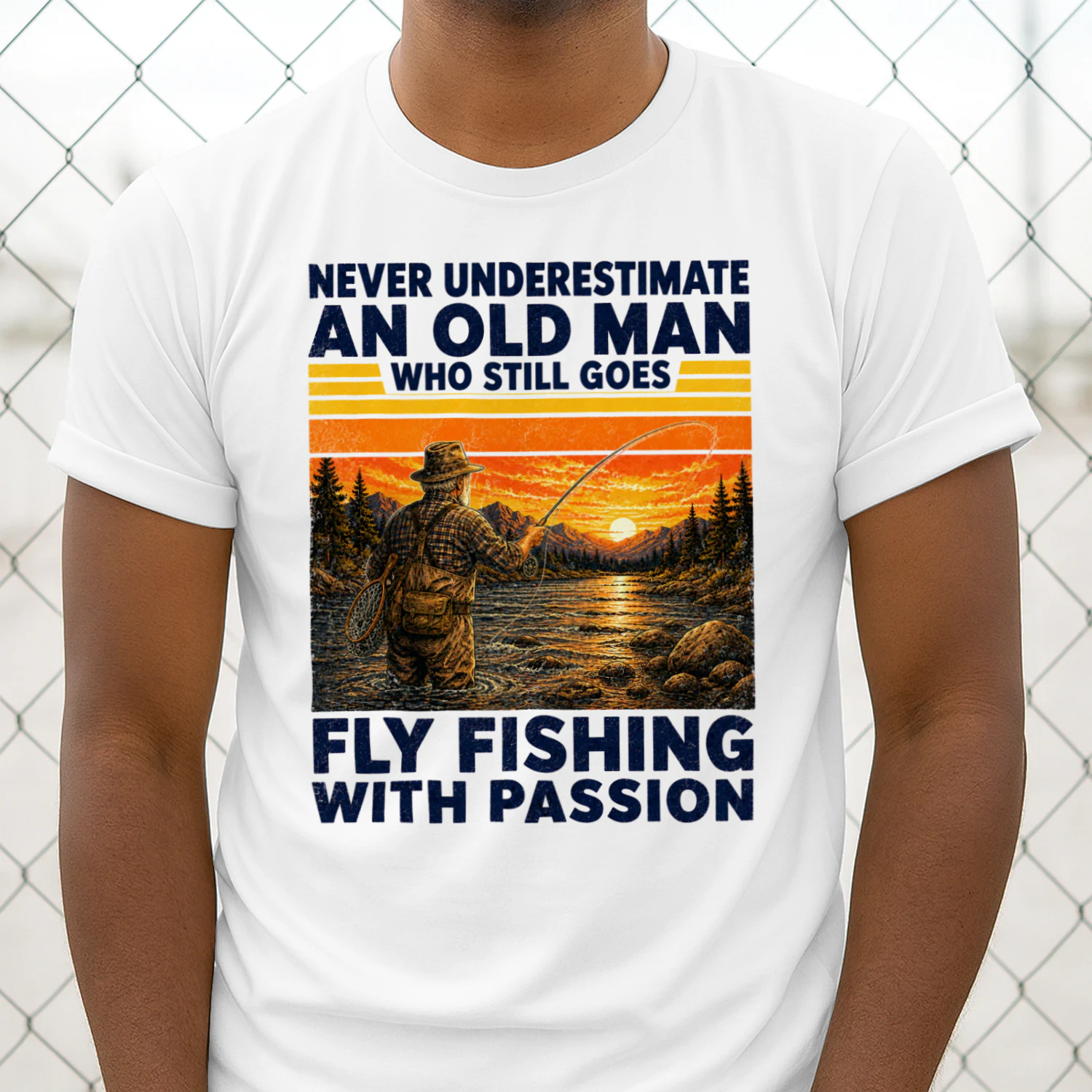 TEU1136 Man Fly Fishing