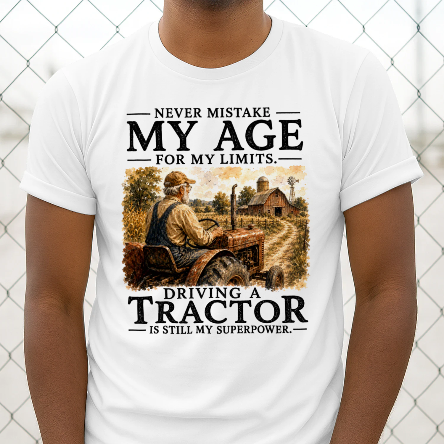 TEU0586 My Age - Driving A Tractor